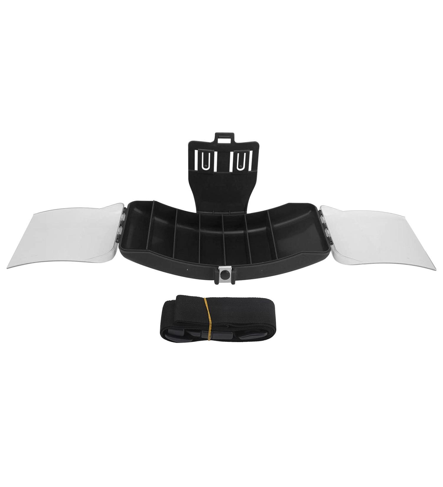 VGEBY Portable Waist Fishing Box with Belt - Grey Plastic Tackle Bait Lure Hook Organizer - Buy Online on SooperMarket.com