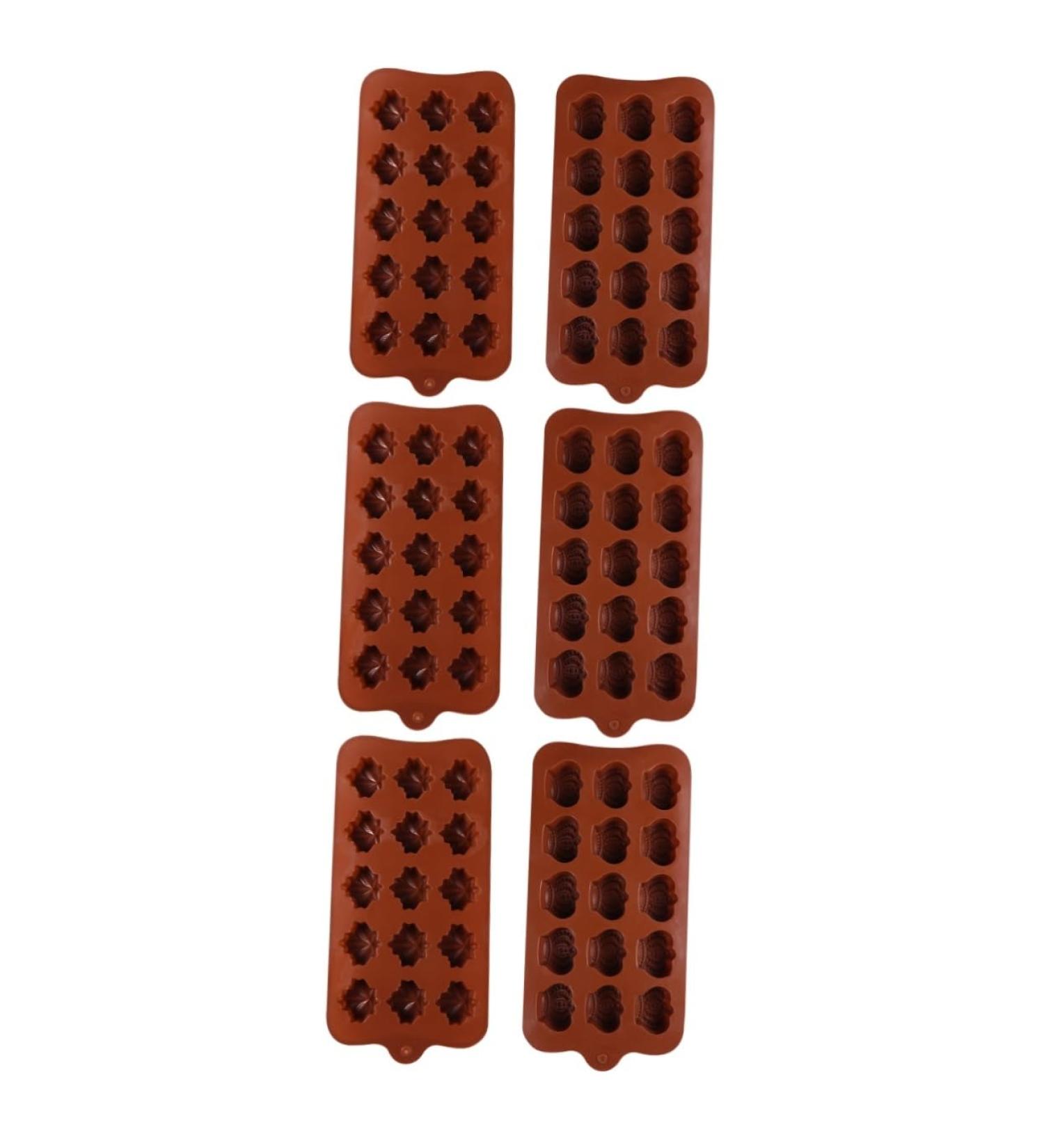 Alipis 6 Pcs Chocolate Mold Fudge Molds Resin Molds Muffin Trays Jelly Sweets Roses Chocolates Cake Stencil Silicone Cookie Mold Kitchen Chocolate Pudding Mold Thins Ice Cubes Candy - Buy Online on SooperMarket.com