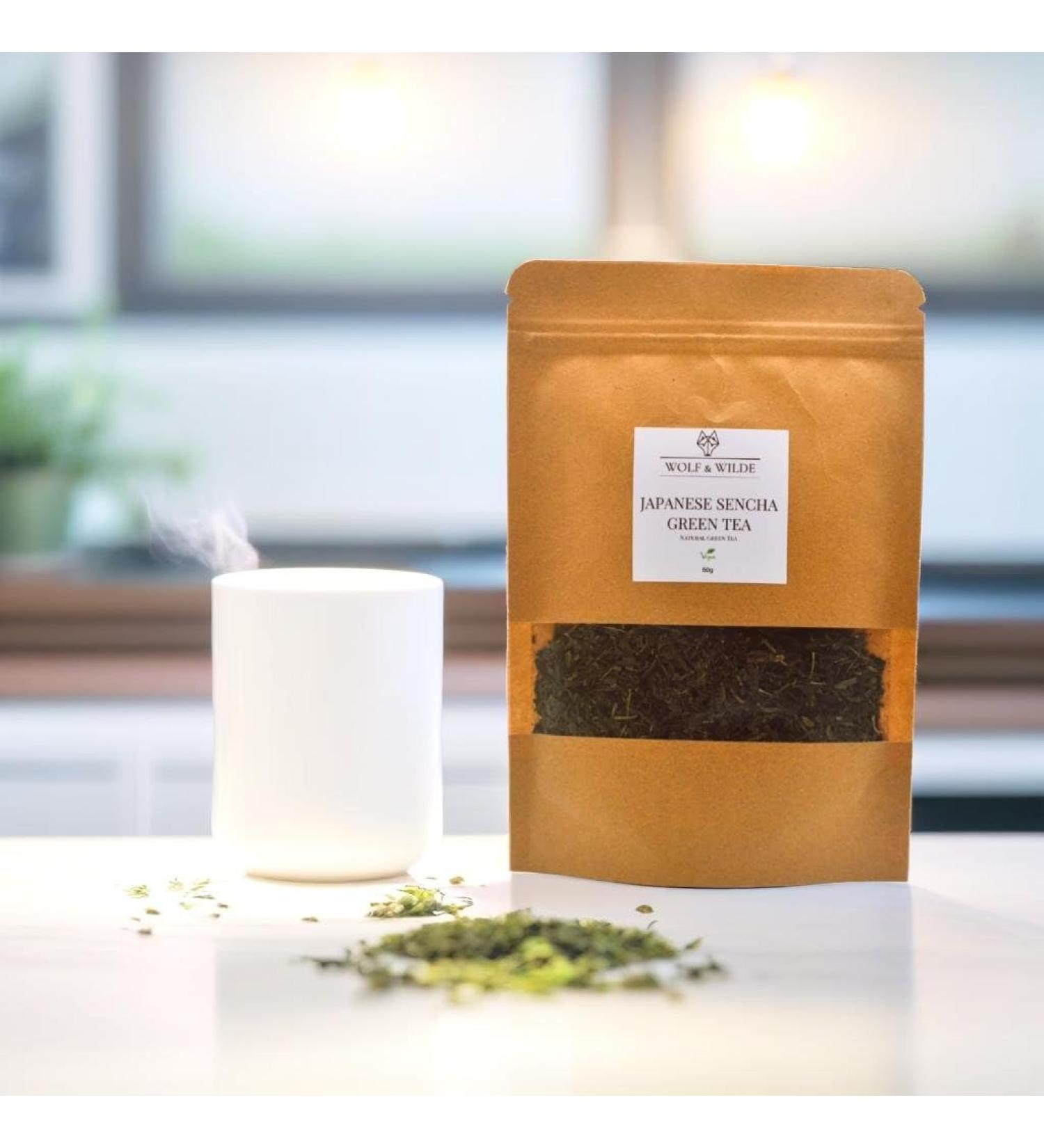 Japanese Sencha Green Tea 50g by Wolf & Wilde - Buy Online on SooperMarket.com
