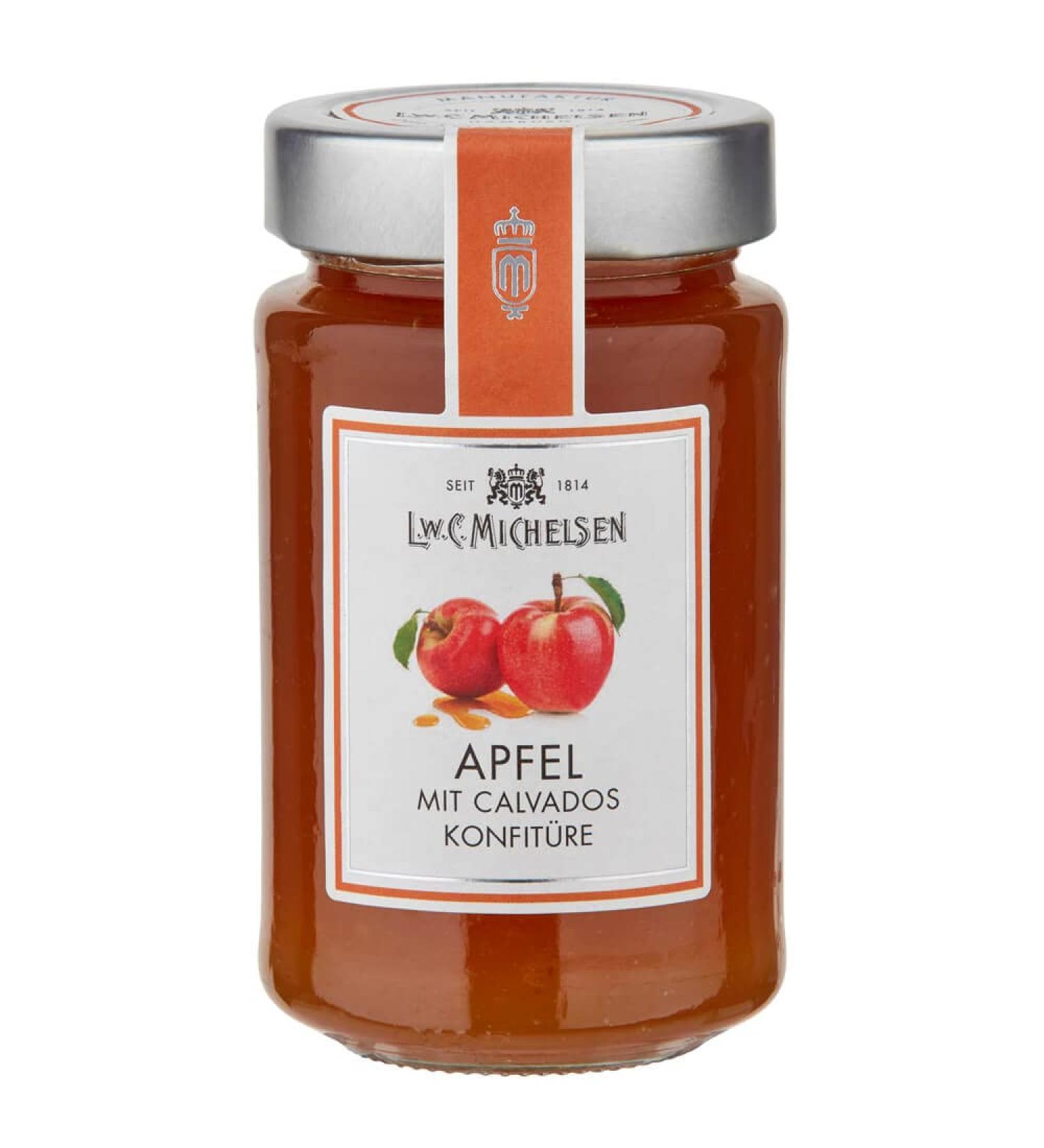 L.W.C. Michelsen Apple Jam with Calvados (280g) | Unique & Sweet High-Quality Fruit Jam | Pure Naturalness in a Glass - Buy Online on SooperMarket.com