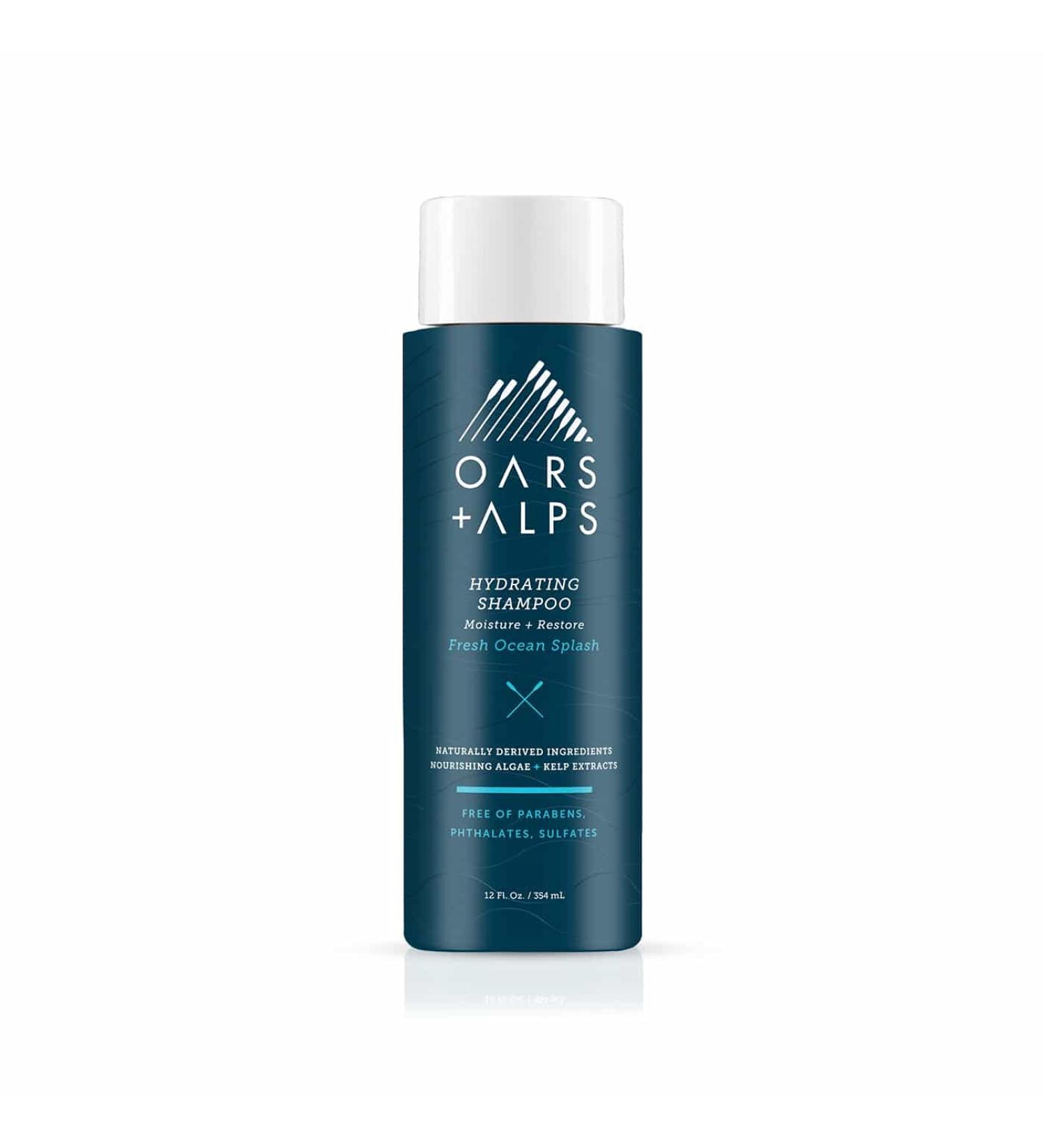 Oars + Alps Men's Sulfate-Free Hair Shampoo with Kelp and Algae Extracts - 12 Fl Oz - Buy Online on SooperMarket.com