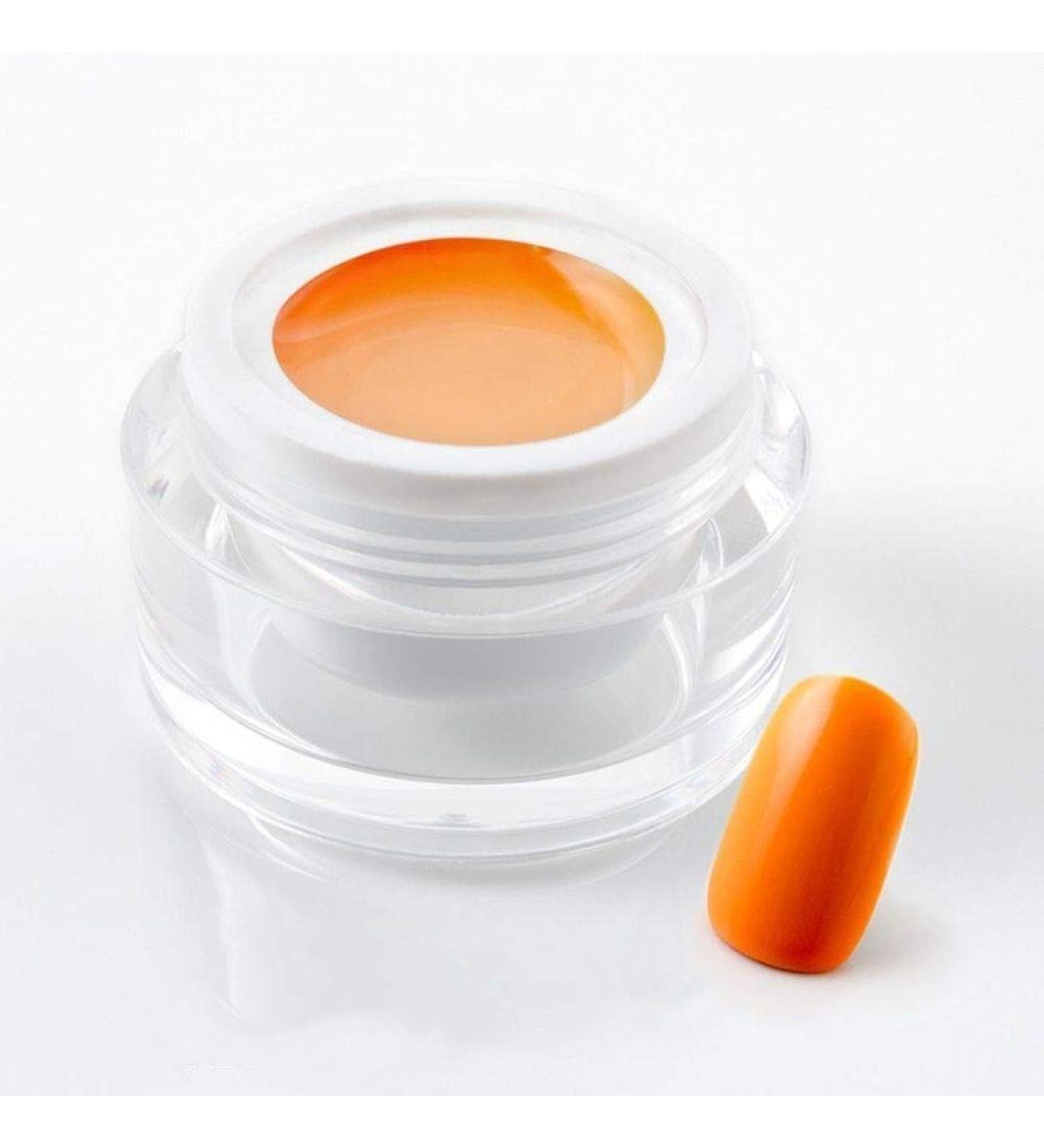 5 ml exclusive UV color gel/colour gel/neon gel - Light Neon Orange - 107-LN04
