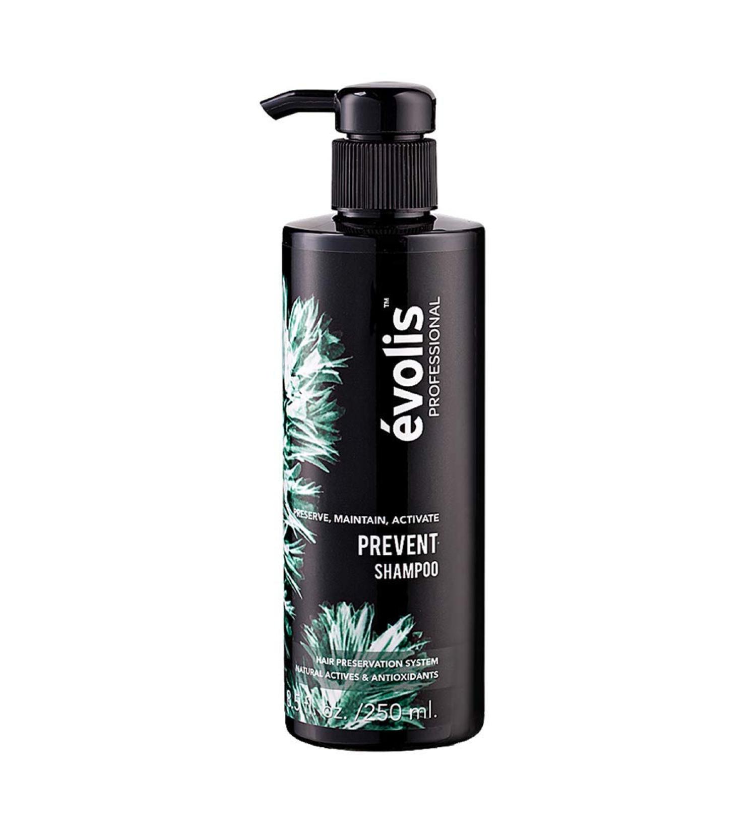 évolis Prevent Anti-Aging Shampoo | Natural Hair Loss Treatment for Men & Women | Sensitive Dry Scalp & Oily Hair Solution - 8.5 fl oz - Buy Online on SooperMarket.com