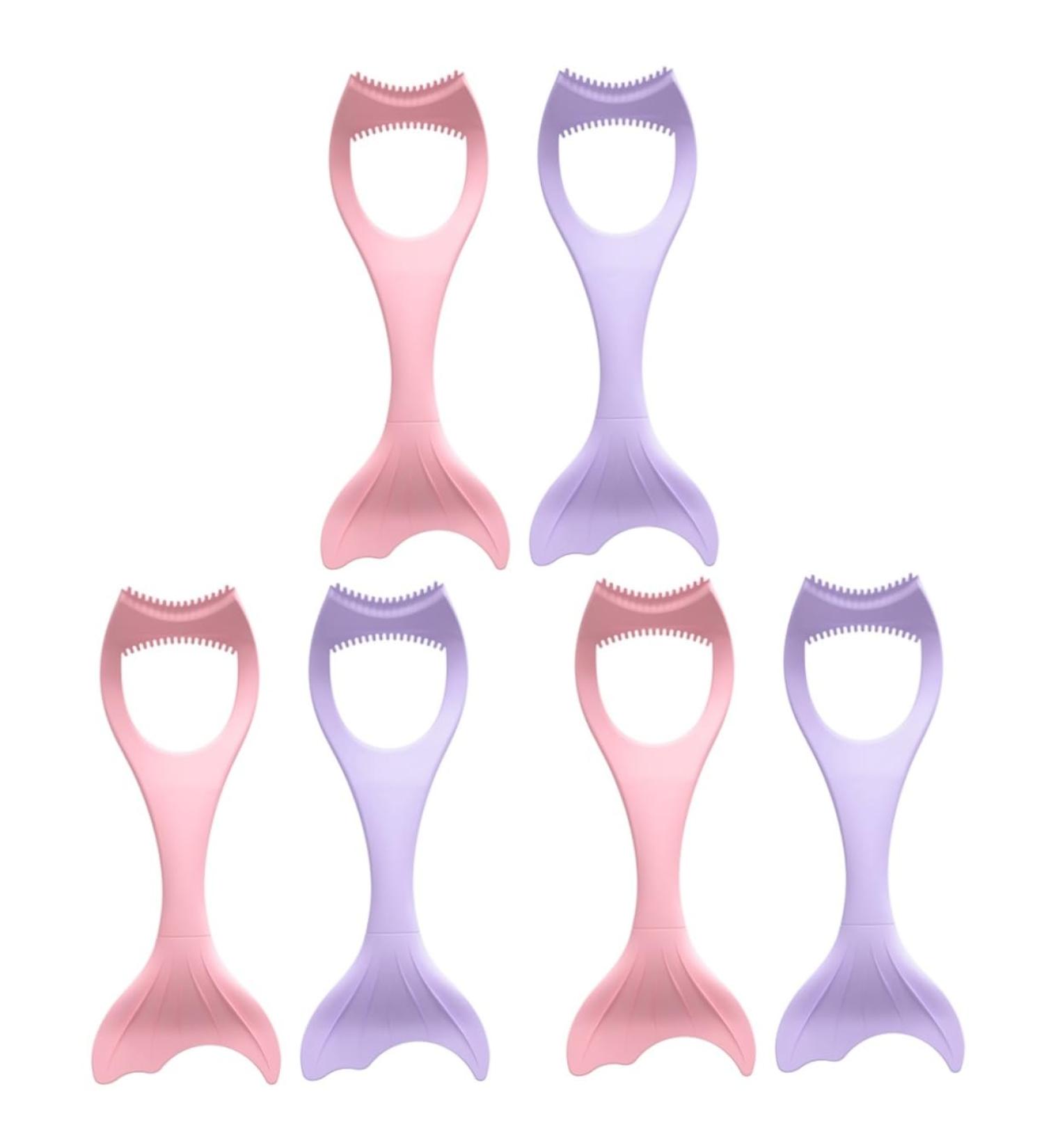 MAGICLULU 6 Pcs Mascara Brush Eyeshadow Makeup Gadgets Silicone Eyeliner Girl Guide - Buy Online on SooperMarket.com