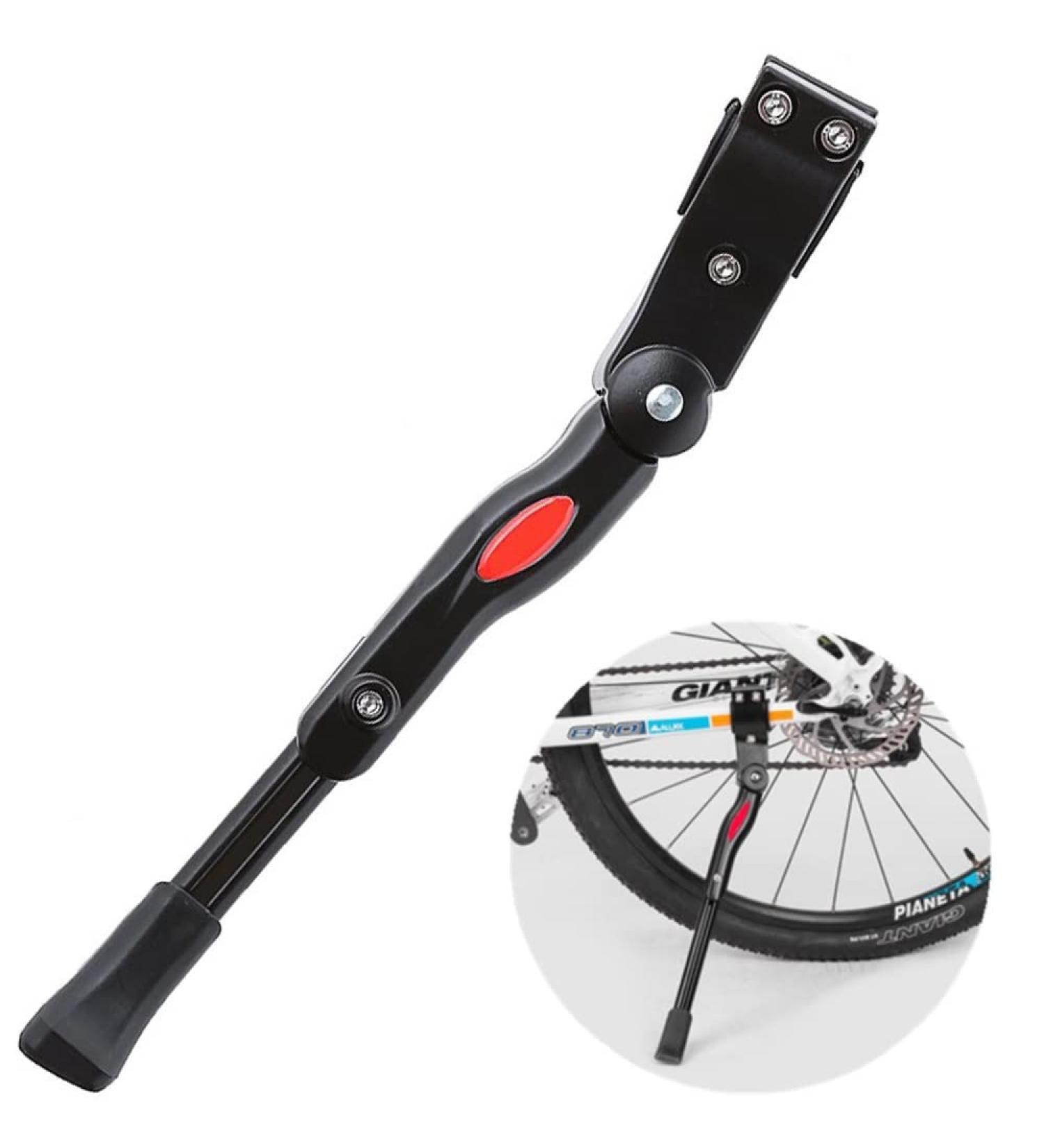 BlueSunshine Adjustable Alloy Bike Kickstand for 22-26 Bicycles - Black - Buy Online on SooperMarket.com
