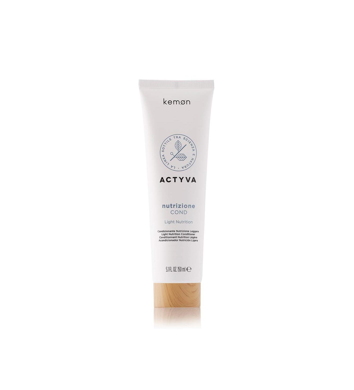 Kemon Actyva Nutrizione Cond - Conditioner for dry hair detangling hair care without weighing down 150 ml