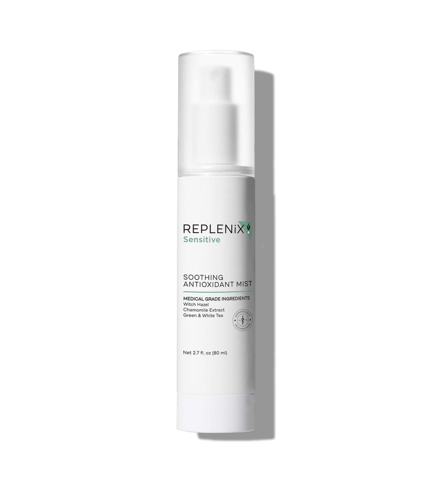 Replenix Soothing Antioxidant Mist - Calming Facial Spray for All Skin Types | Oil Free & Paraben Free 2.7 oz - Buy Online on SooperMarket.com