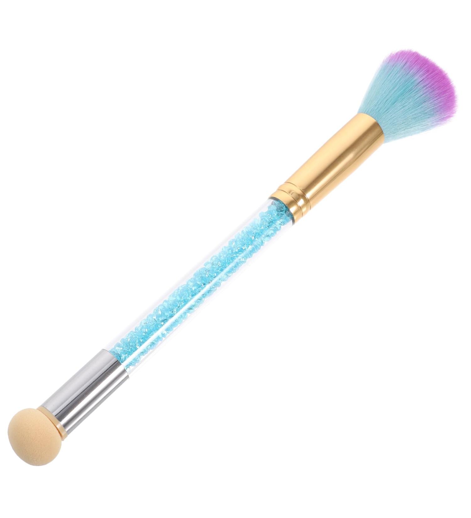CIMAXIC 1pc Fingernail Brush Stuckers Nail Scrub Brush Nail Duster Brush Nail Scrubbing Brush Nail Collector Soft Nail Brush Toe Cleaning Brush Nail Dust Collector Portable Nail Polish 18*3cm Blue - Buy Online on SooperMarket.com