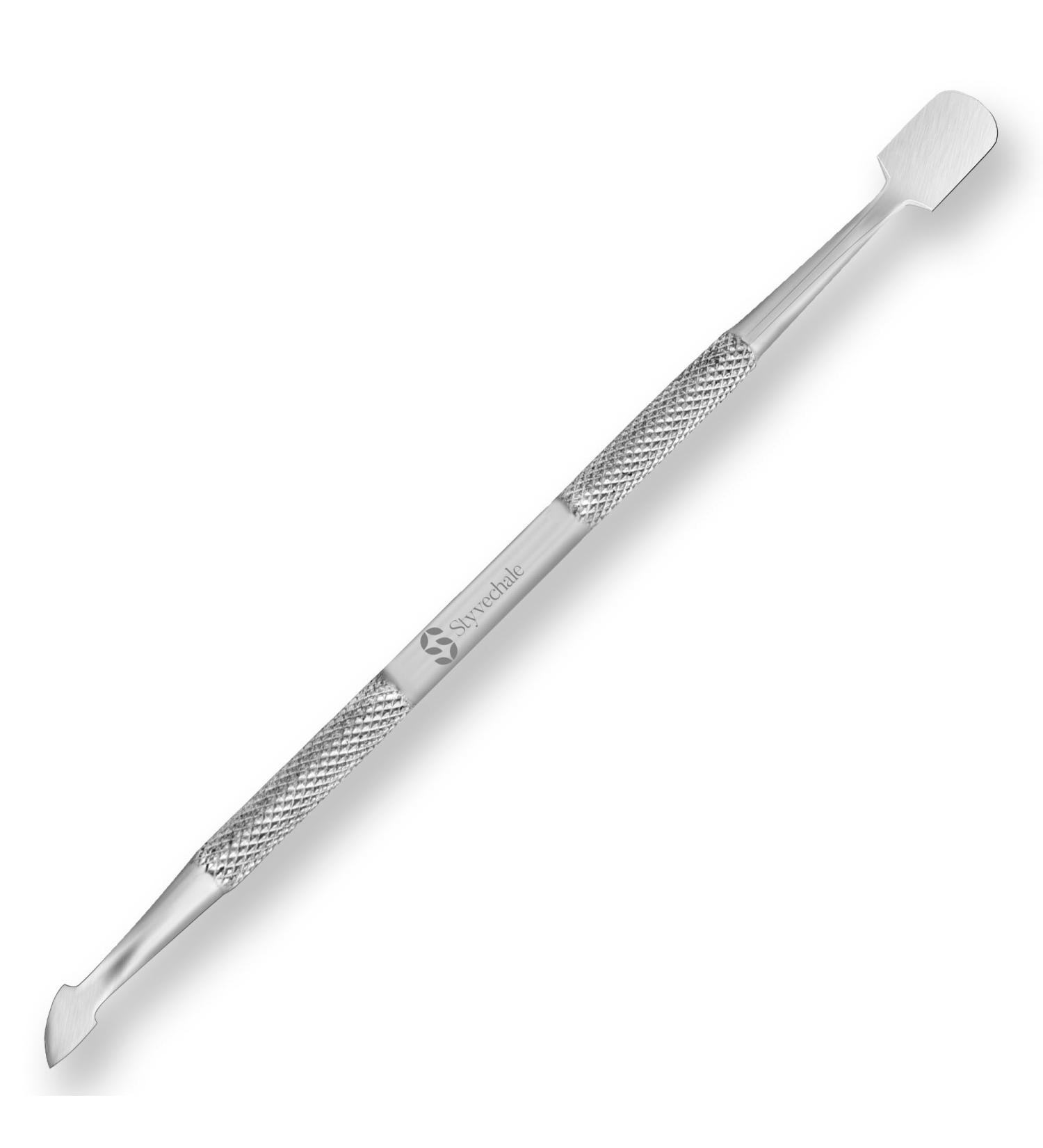 Cuticle Remover Tool Set Stainless Steel Professional Cuticle Nipper and Pusher Nail Care Manicure Pedicure (Cuticle Nipper + Cuticle Pusher) - Buy Online on SooperMarket.com