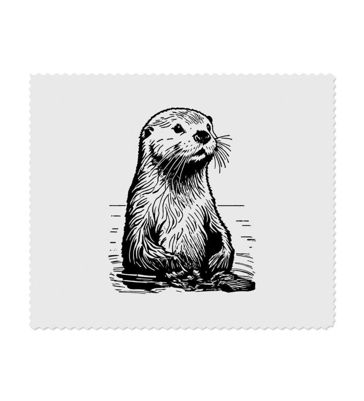 Buy 2 x 'Sea Otter' Microfiber Lens Cleaning Cloths - Premium Quality Glasses Cleaner for Eyewear & Screens - International Shipping Available - Buy Online on SooperMarket.com