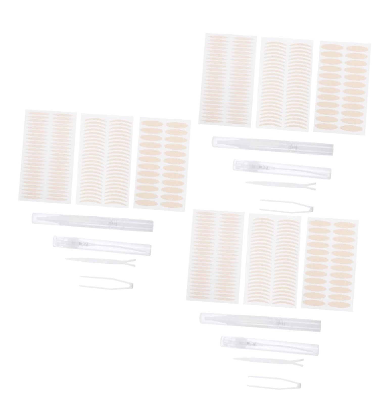 Beavorty Double Sided Tape 3 Sets Double Eyelid Sticker Stickers for Girls Eye Patch Invisible Tape Hooded Eyelid Tape Women Eye Lid Lifters Tape 3.5x2.4x0.1cmx3pcs Blackx3pcs - Buy Online on SooperMarket.com