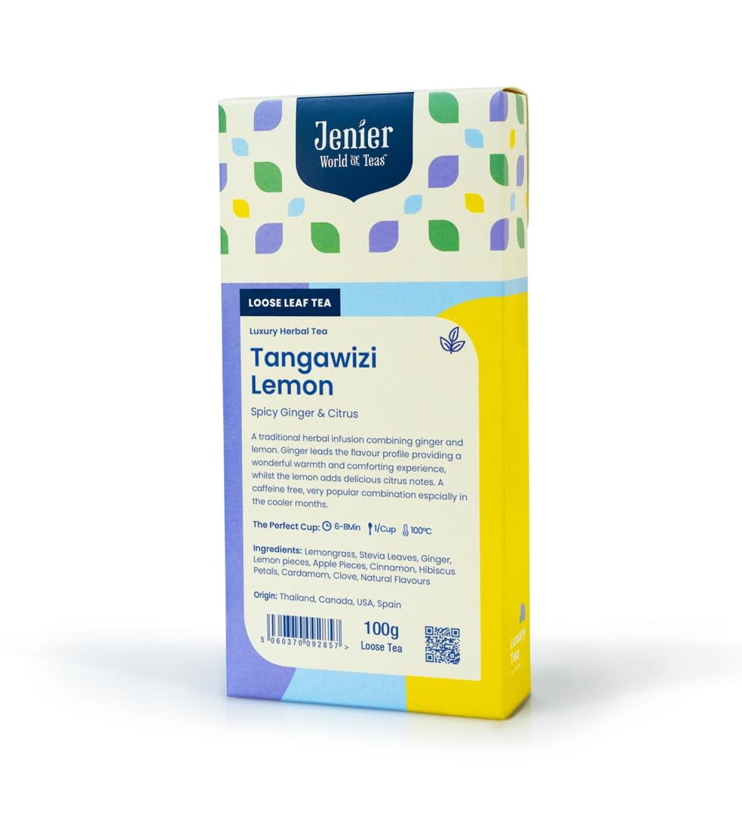 Tangawizi Lemon Herbal Tea - 100g Loose Leaf Herbal Tea