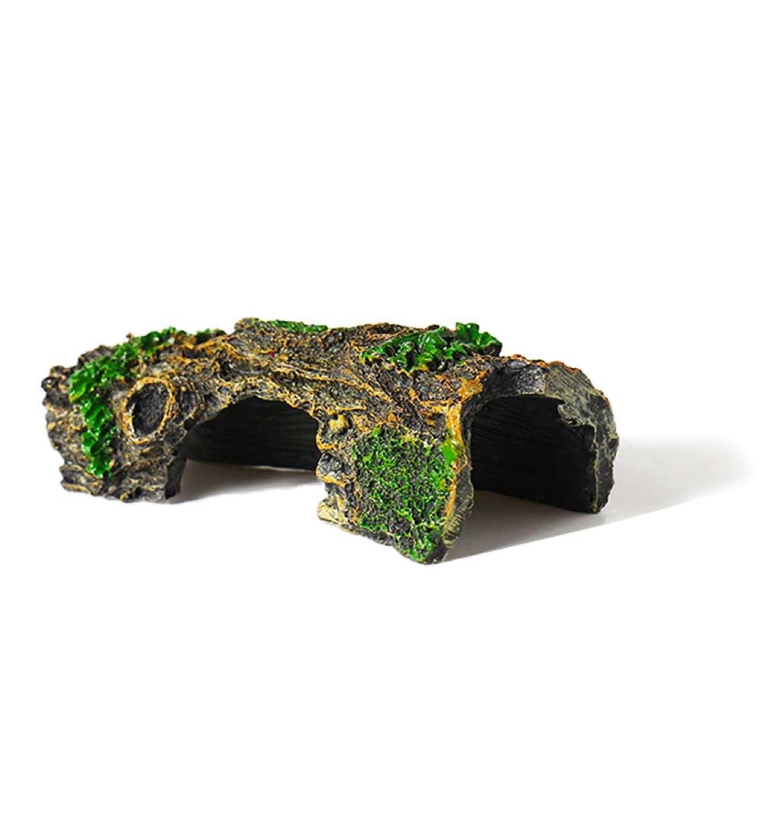 CTPENG 1 Piece Harz Cave Aquarium Decoration for Betta Fish | Synthetic Resin Artificial Wood Branch | Natural Look for Aquariums - Buy Online on SooperMarket.com