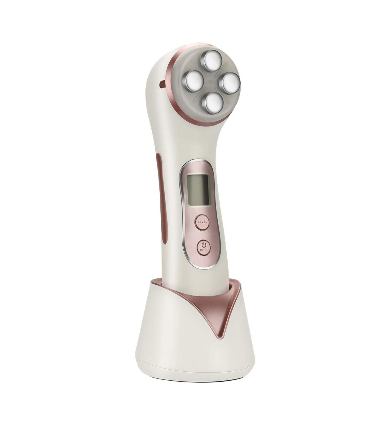 MiSMON 5 in 1 Facial Massager with High Frequency Wand and LED Light Therapy for Skin Tightening, Wrinkle and Acne Removal - Buy Online on SooperMarket.com