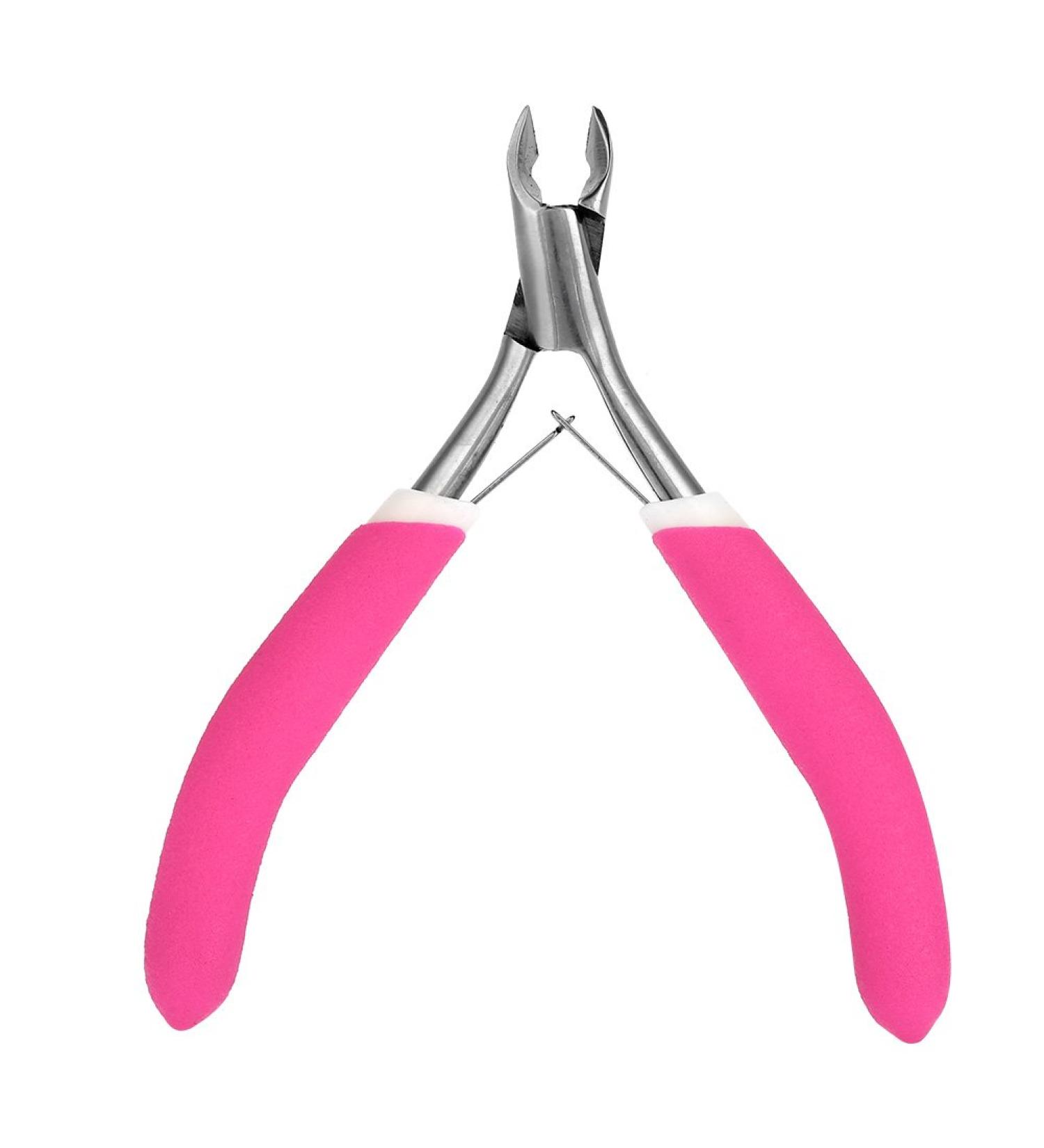 Nail Skin Pliers - Professional Stainless Steel Scissors for Manicure & Pedicure | Rose Red Nail Care Tool - Buy Online on SooperMarket.com