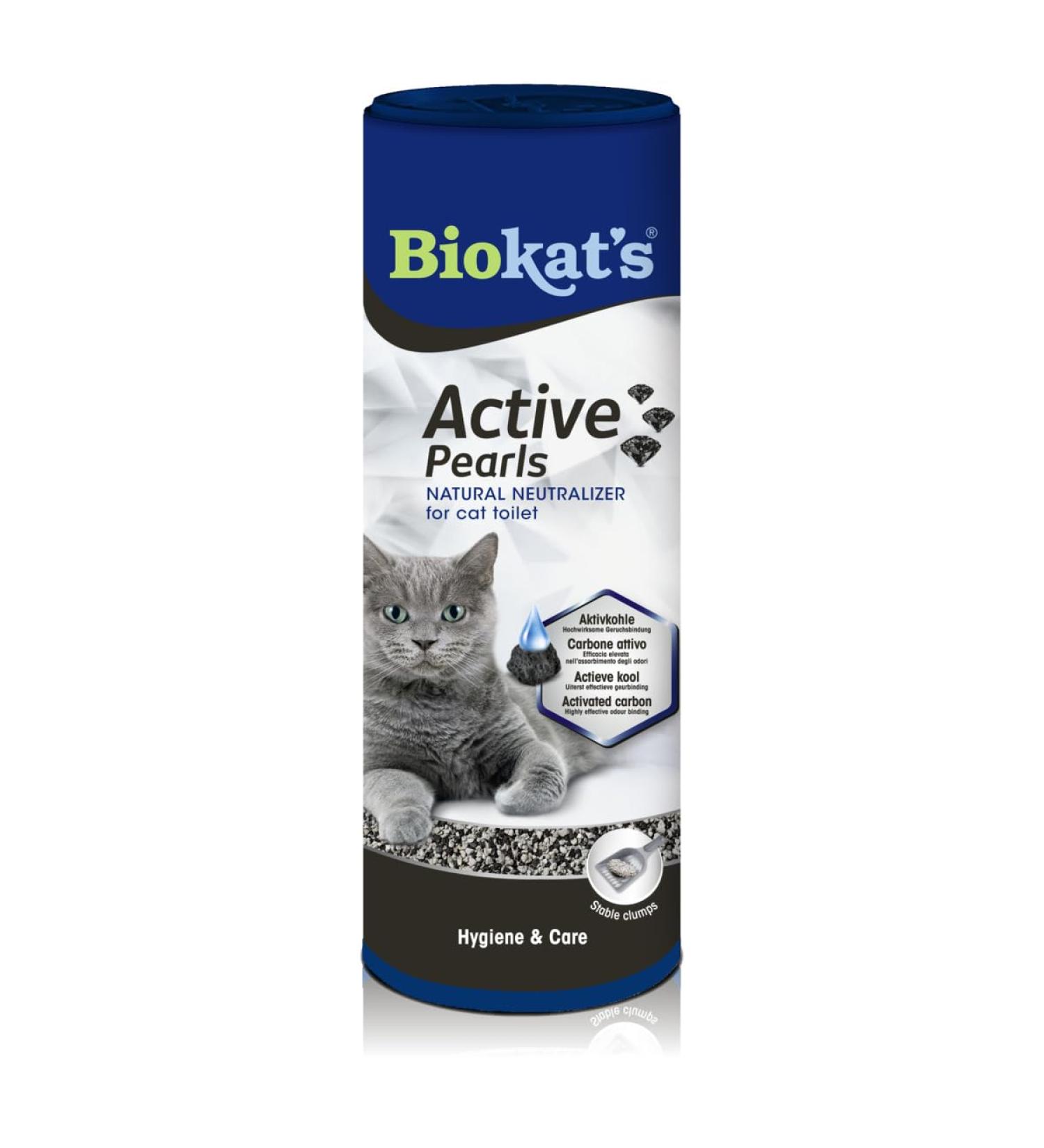 Biokat's Active Pearls | Odor Control Cat Litter Additive with Activated Carbon - 700ml Can (1 Pack) - Buy Online on SooperMarket.com