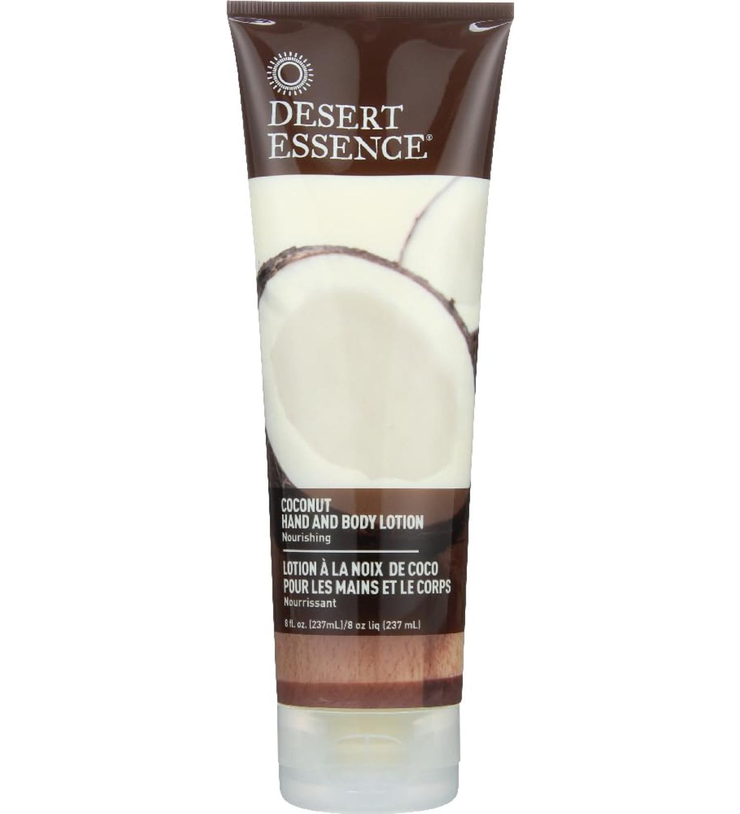 Desert Essence Coconut Hand & Body Lotion Nourishing Moisture for All Skin Types | Buy Online & Ship Internationally - Buy Online on SooperMarket.com
