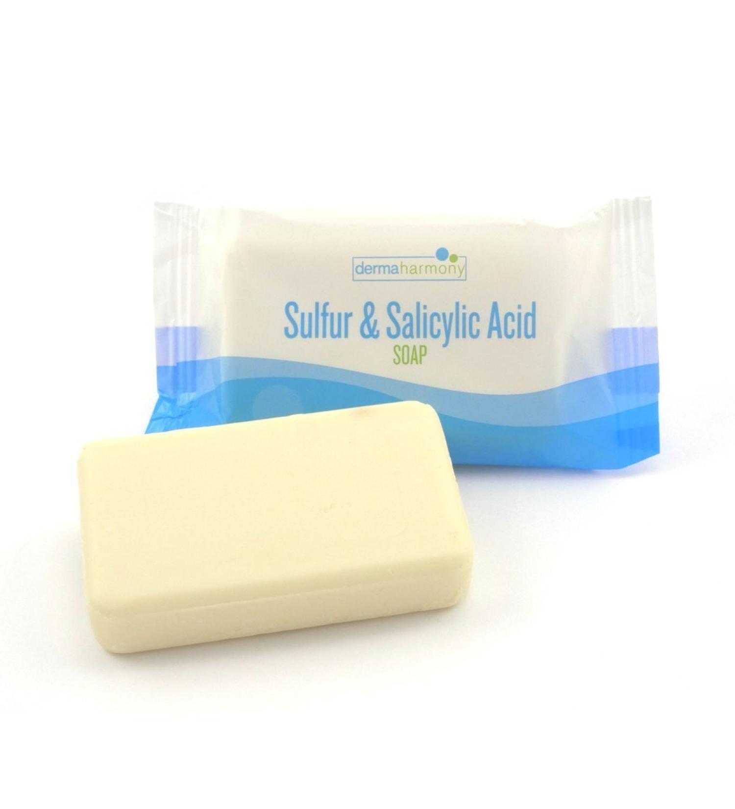 Dermaharmony Sulfur & Salicylic Acid Bar Soap - 3.7 oz - Clarifying Skincare Treatment - Buy Online on SooperMarket.com