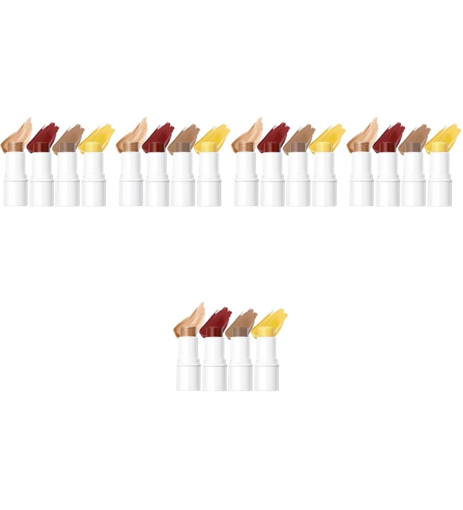 Beavorty 5 Sets Contour Stick Cream Highlighter Contouring Stick Neopentyl Di(ethylhexanoate) Ester - Buy Online on SooperMarket.com