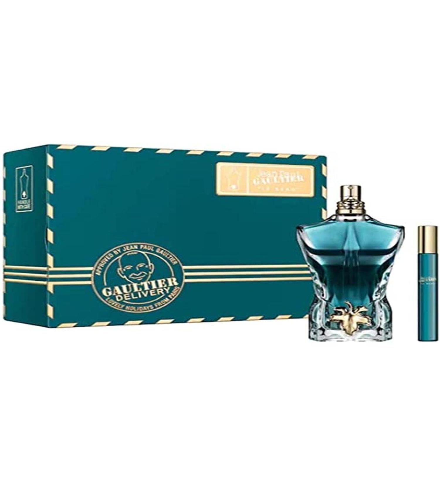 Jean Paul Gaultier Le Beau Men's 2-Piece Set - 4.2 oz EDT Spray + 0.34 oz EDT Spray - 4.54 Fl Oz - Buy Online on SooperMarket.com
