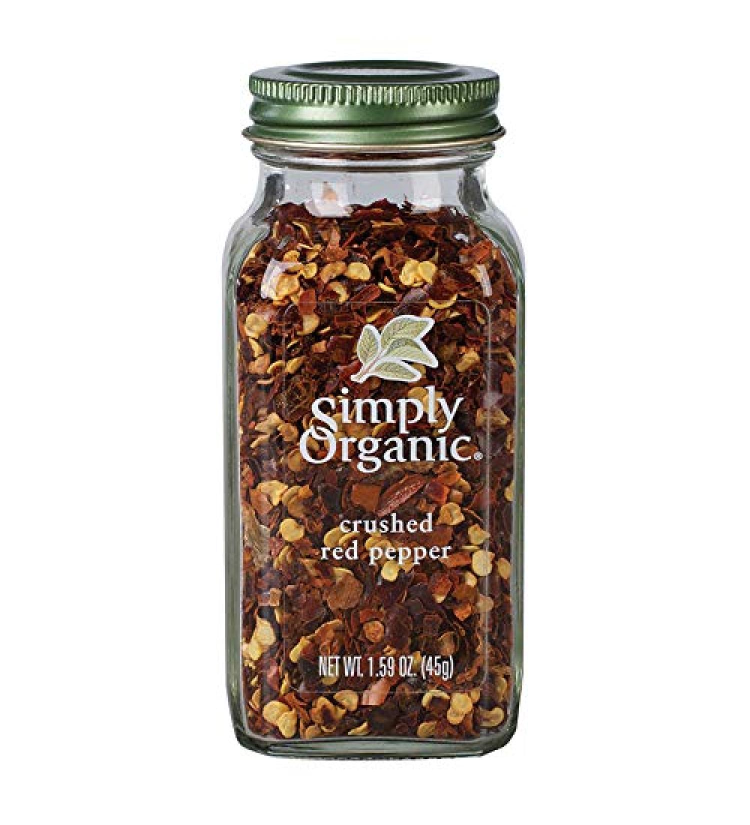 Simply Organic Crushed Red Pepper 1.59 oz (45 g)