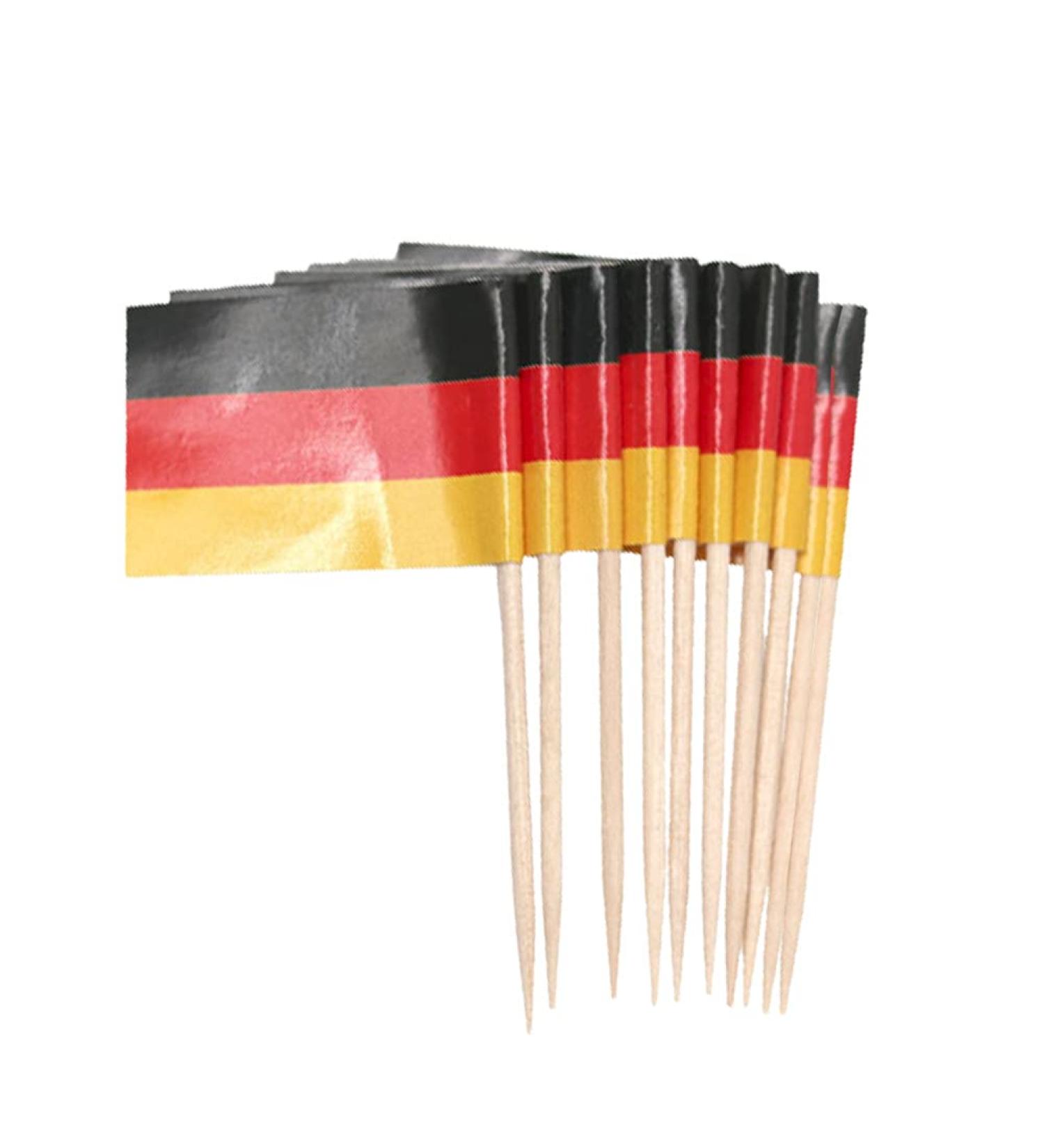 DELIGHTBOX Germany Flag Toothpicks - 100-Pack - Buy Online on SooperMarket.com