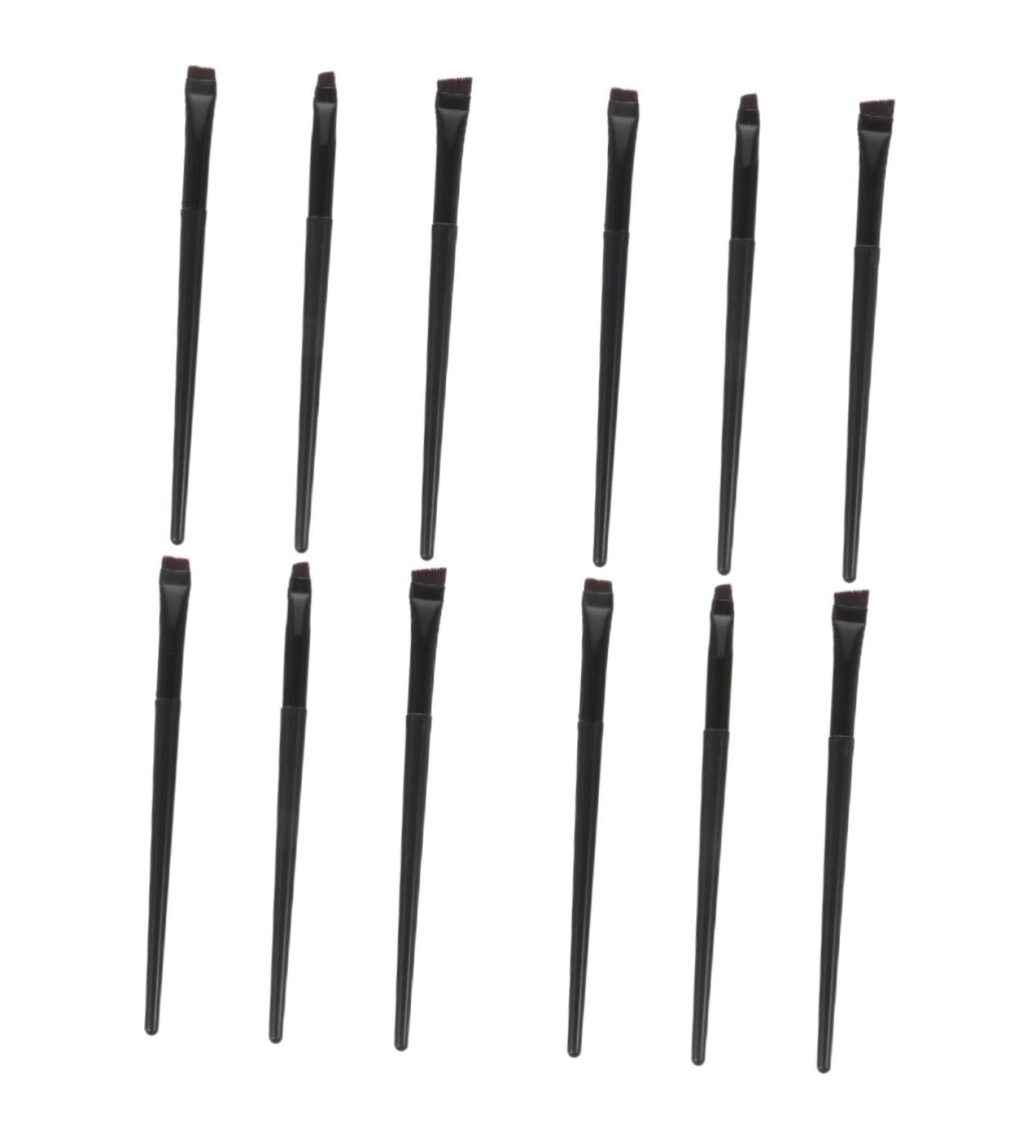 FRCOLOR 12 Pcs Eyeliner Brush Set | Eyebrow & Flat Liner Makeup Tools for Perfect Eyeliner & Lashes - Buy Online on SooperMarket.com