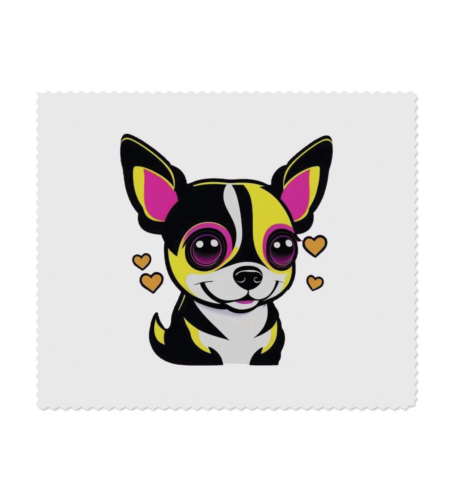 Buy 2x Chihuahua Microfiber Lens Cleaning Cloths - Perfect for Glasses & Screens - High-Quality Soft & Durable - Buy Online on SooperMarket.com