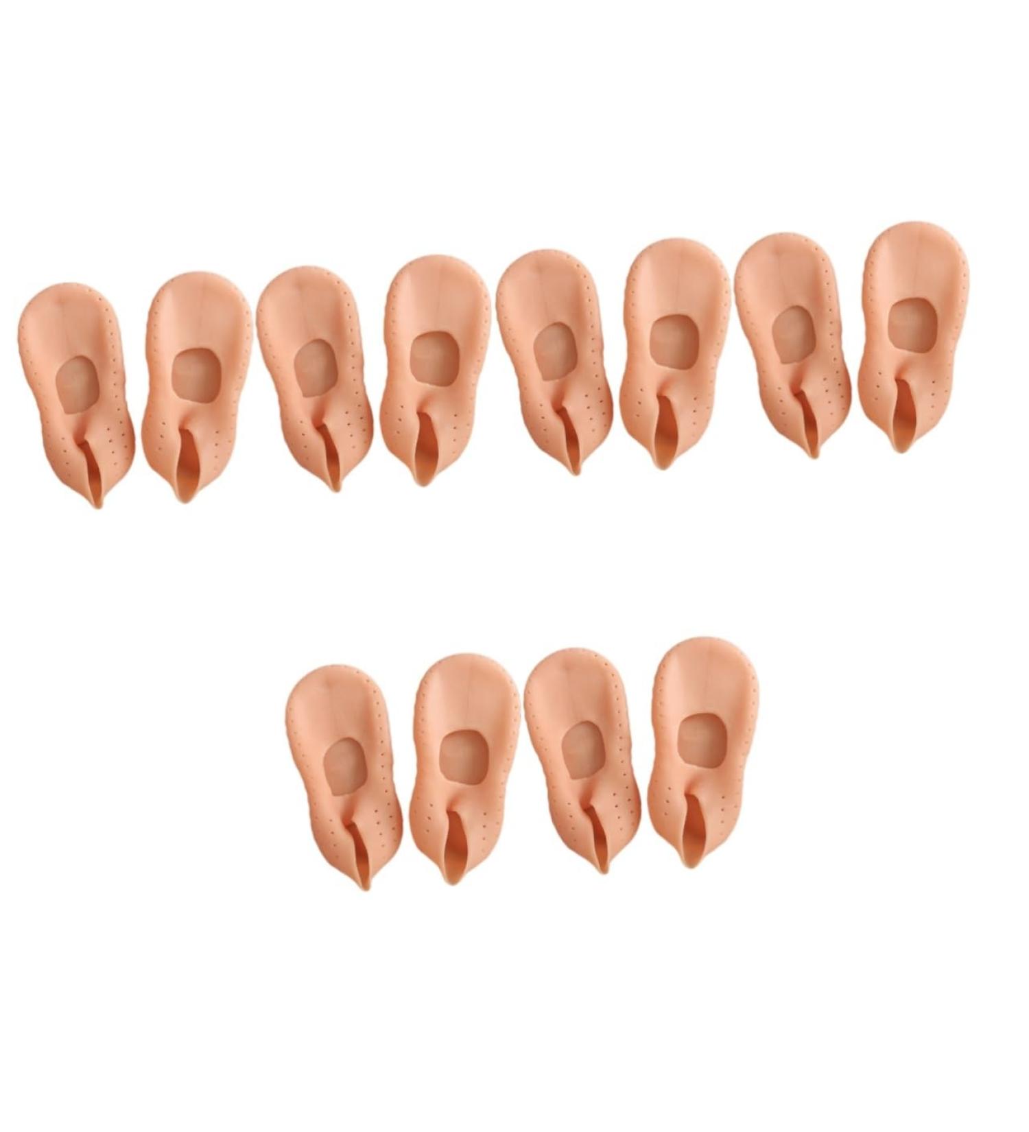 minkissy 6 Pairs Heel Socks for Cracked Heels Heel Protectors for High Heel Shoes Moisturizing Sleeves Foot Softening Socks Silicone Heel Cover Moisturizing Socks Anti Slip Socks Increased - Buy Online on SooperMarket.com