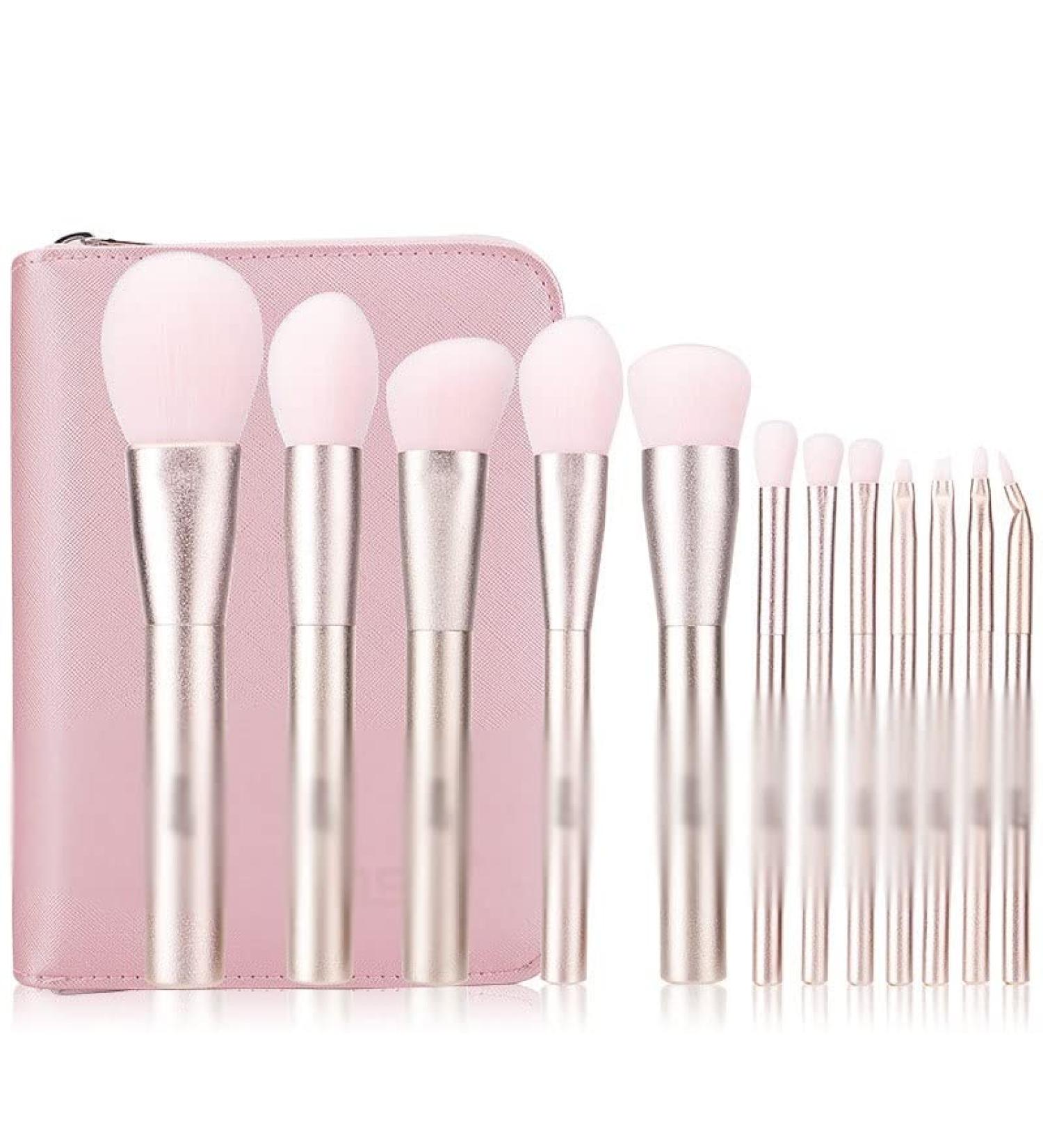 DFHBFG 12-Piece Makeup Brush Set - Blush Powder & Eye Shadow Brushes | Beauty Tools for Flawless Application | International Shipping - Buy Online on SooperMarket.com