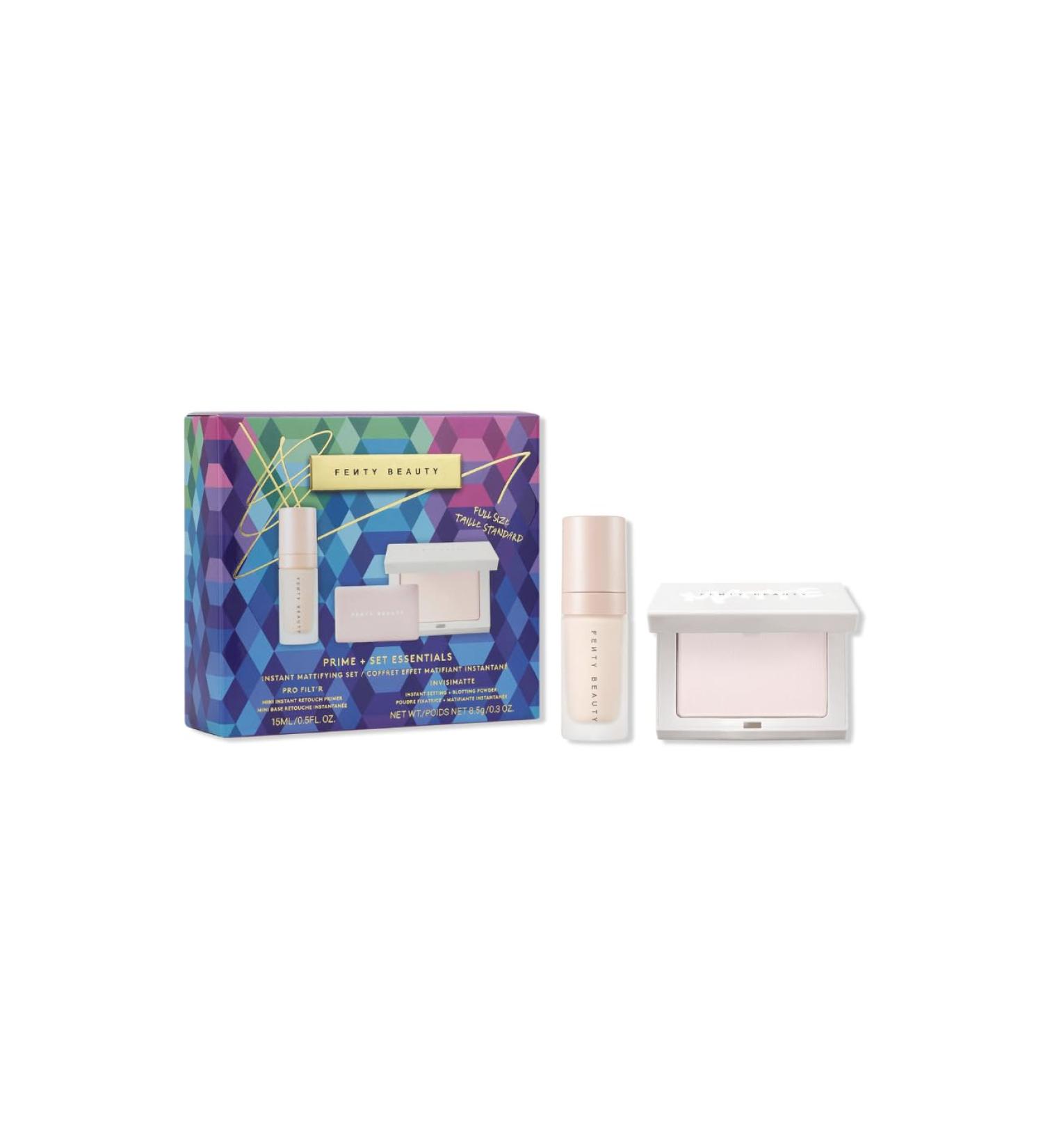 Shop Fenty Beauty by Rihanna Prime + Set Essentials - Instant Mattifying Set for Flawless Skin | International Shipping Available - Buy Online on SooperMarket.com