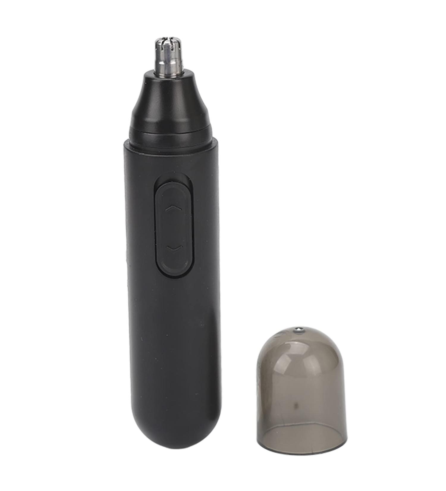 Electric Nose Hair Trimmer for Men & Women | LCD Display USB Rechargeable Painless Ear/Nose Clipper (Black) - Best for Smooth Grooming - Buy Online on SooperMarket.com