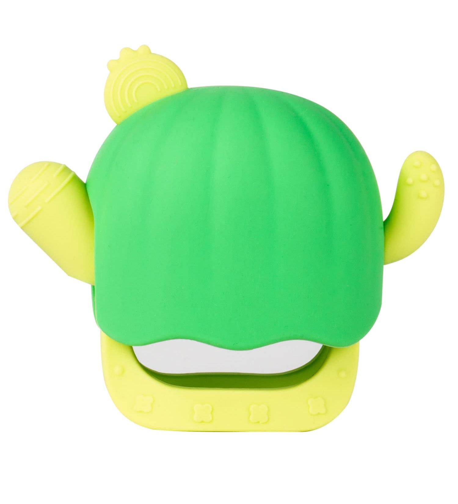 Soothing Silicone Teething Mitt for Babies 3+ Months | BPA-Free Baby Teether Toy | Anti-Drop Wrist Design | Infant Teething Mitten for Pain Relief - Buy Online on SooperMarket.com