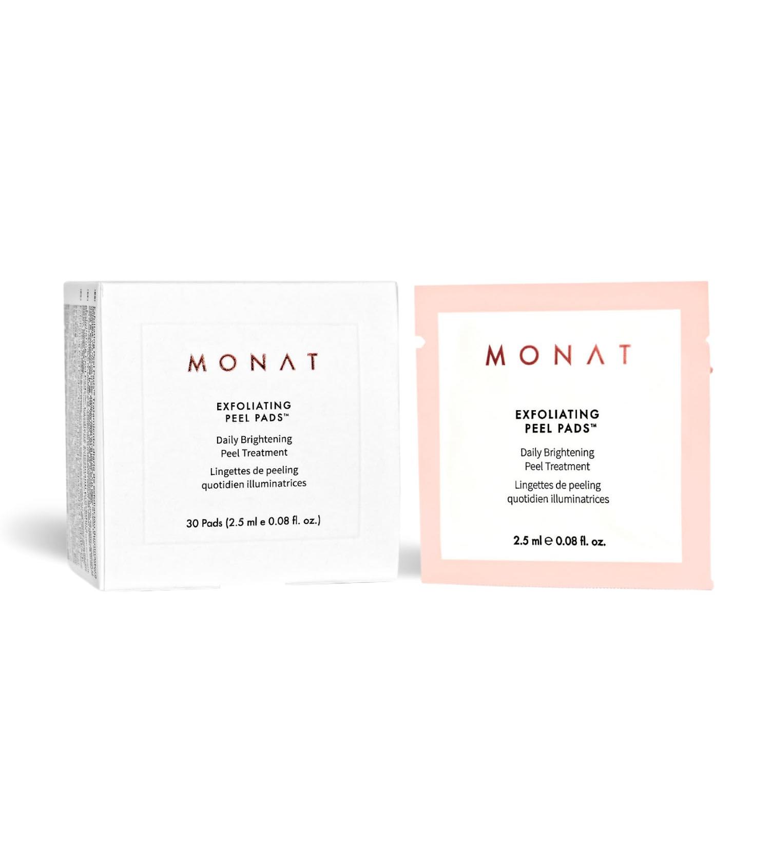 MONAT Exfoliating Peel Pads Radiant Skin Facial Exfoliation Renewal Nourishing Natural Exfoliants Gentle Daily Skincare Essential International Shipping Available - Buy Online on SooperMarket.com
