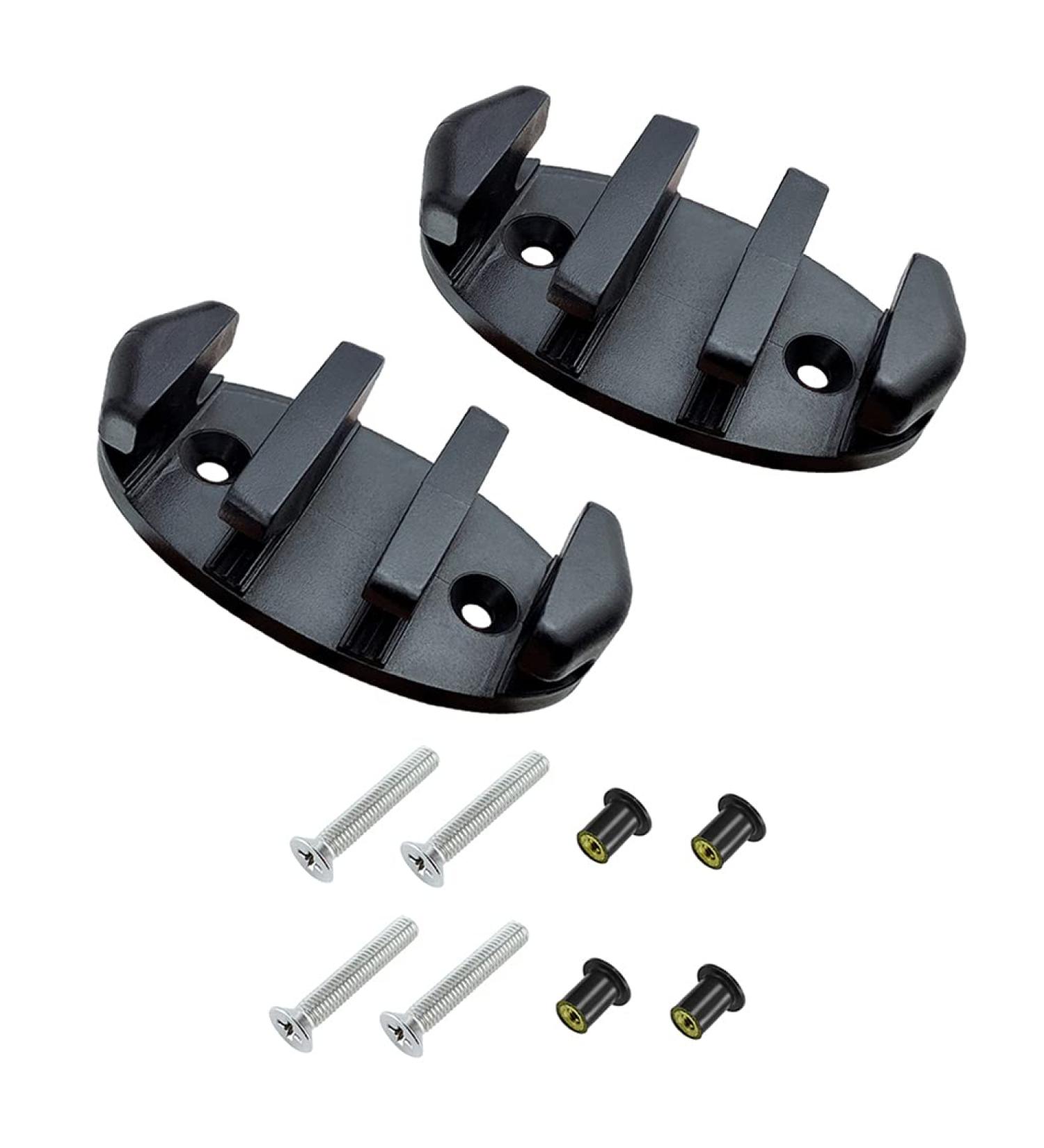 Nylon Kayak Zig Zag Cleats (Black  Pack of 2) - Buy Online on SooperMarket.com