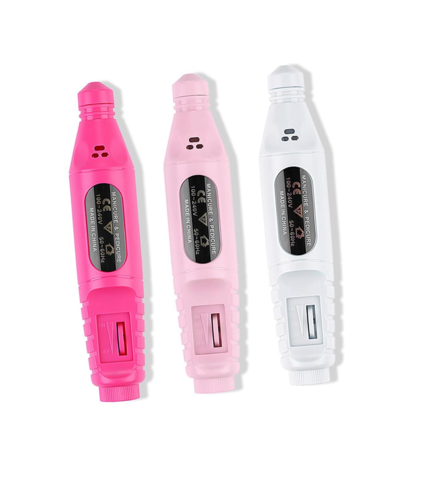 POPETPOP Professional Acrylic Gel Tool Acrylic Nails Tools Electric Nail File Manicure Polishing Tools Portable Nail Drill Professional Nail Drill Machine Manicure Tool Polisher White Major 13.8*2.8cm White - Buy Online on SooperMarket.com