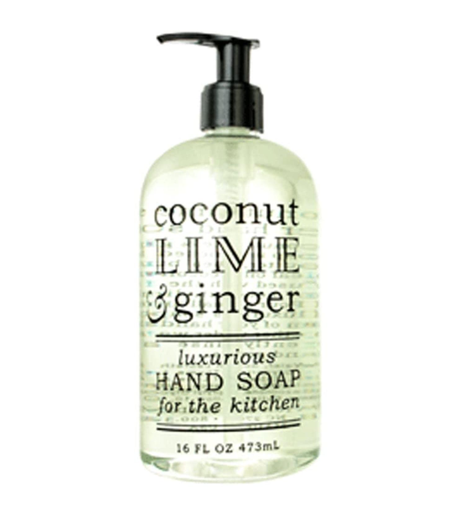 Greenwich Bay Coconut Lime & Ginger Hand Soap - 16 oz - Kitchen Soap - Luxurious Formula - Buy Online on SooperMarket.com