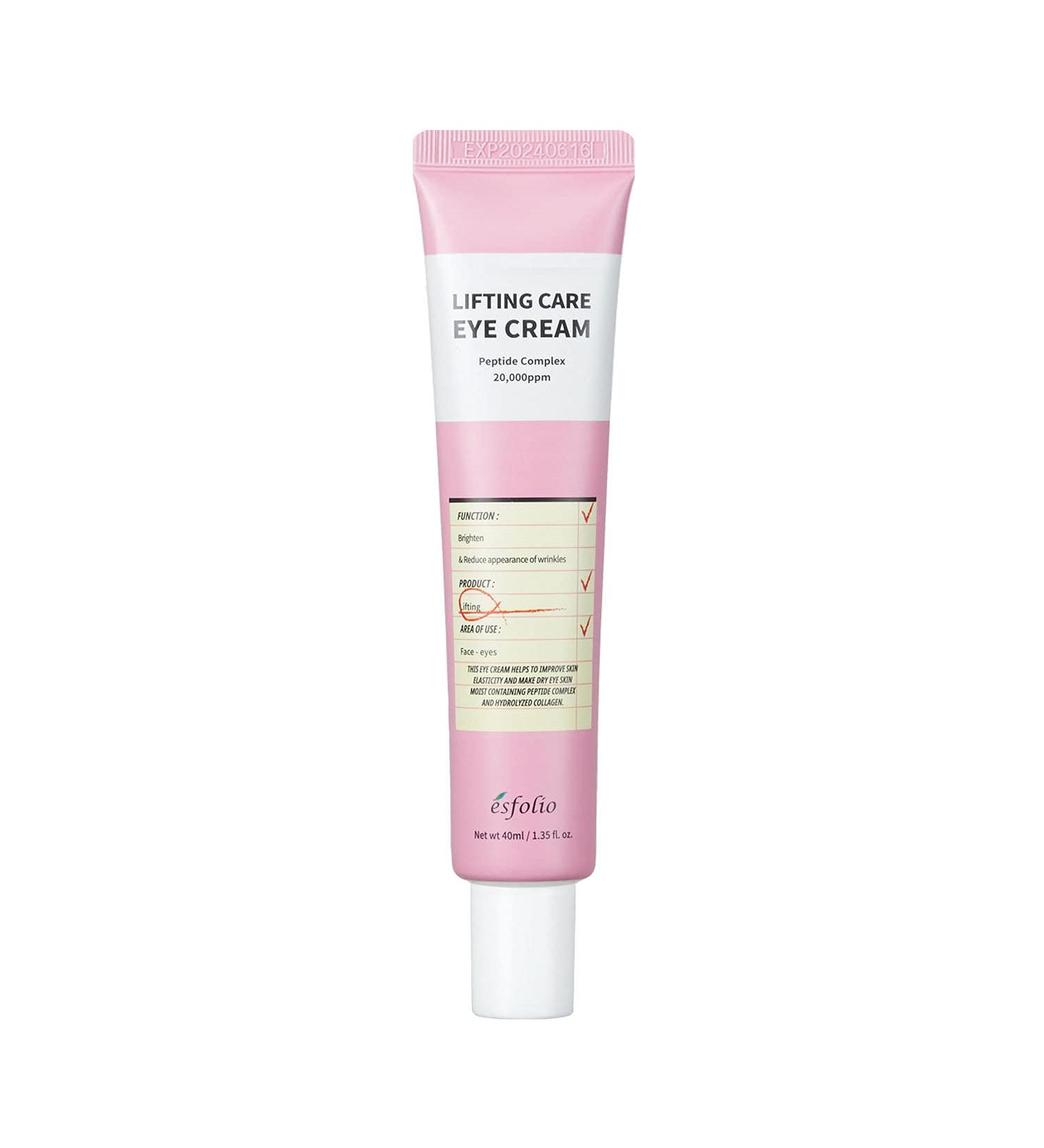 Buy esfolio Lifting Care Eye Cream 1.35 Fl oz - Best Anti-Aging Eye Treatment for Dark Circles & Puffiness - International Shipping Available - Buy Online on SooperMarket.com