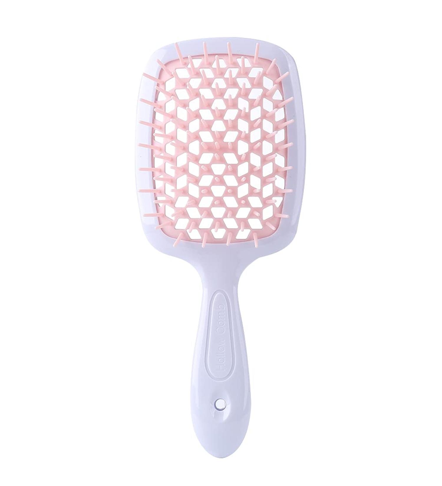 Comb Fluffy Shaped Comb Mesh Comb Wide Tooth Air Cushion Comb Massage Hair Brush Styling Tool Wide Tooth Comb (Color : Pink) - Buy Online on SooperMarket.com