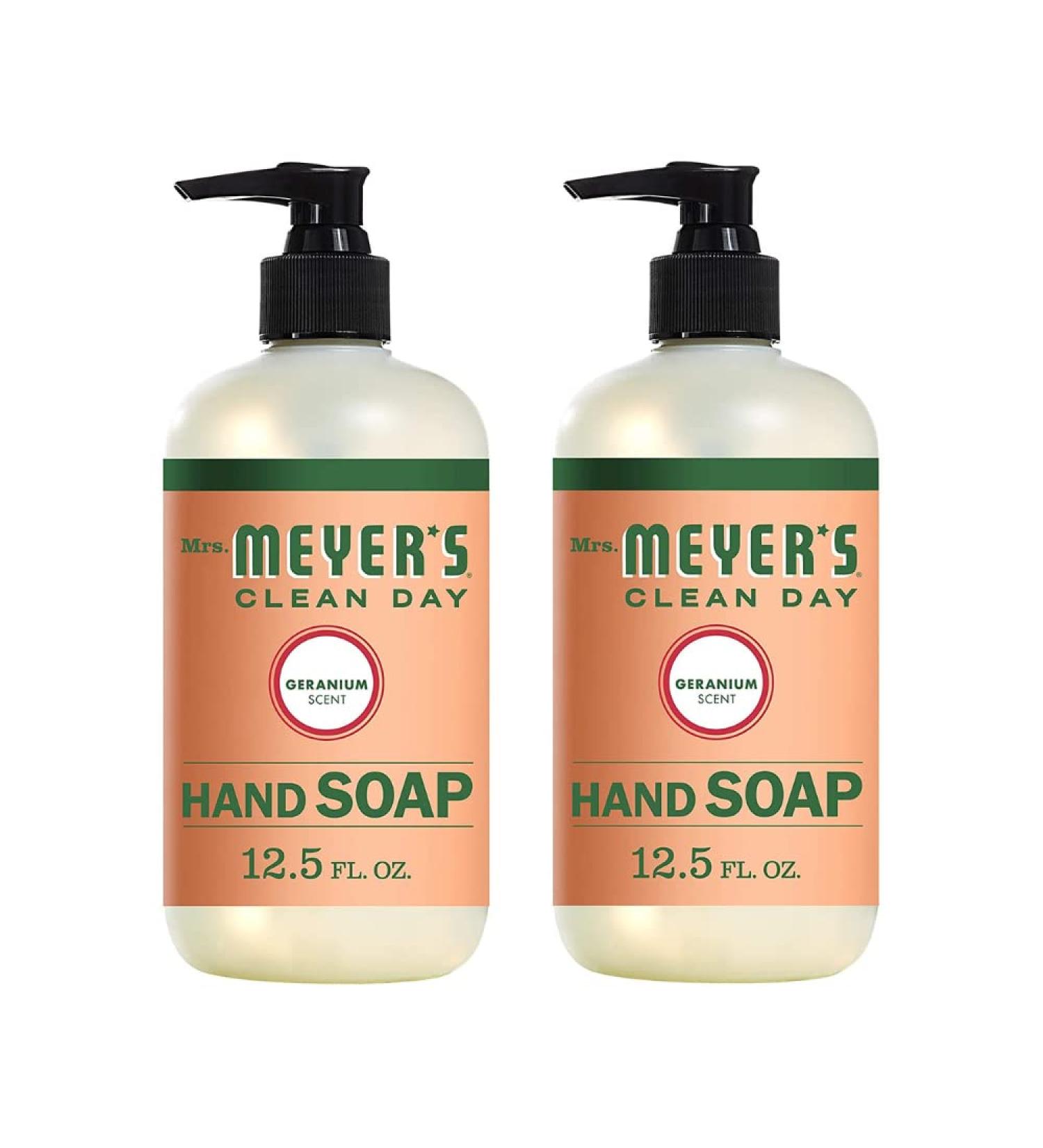 Liquid Hand Soap Geranium 12.5 oz - 2 Pack | Eco-Friendly Moisturizing Formula - Shop Now - Buy Online on SooperMarket.com