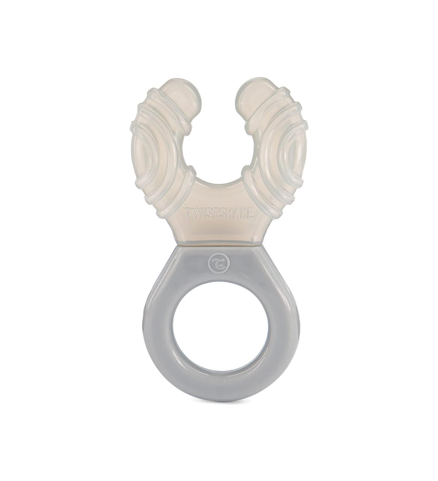 Twistshake Cooling Teething Ring for Babies | BPA Free | Pastel Grey | Ideal for 2 Months+ - Buy Online on SooperMarket.com