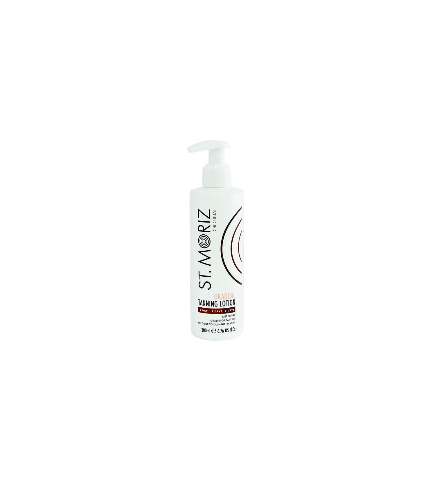 St Moriz Original Gradual Tanning Lotion 200ml - Hydrating Fake Tan Moisturiser | Light to Dark | Dermatologically Tested | Vegan & Cruelty Free - Buy Online on SooperMarket.com