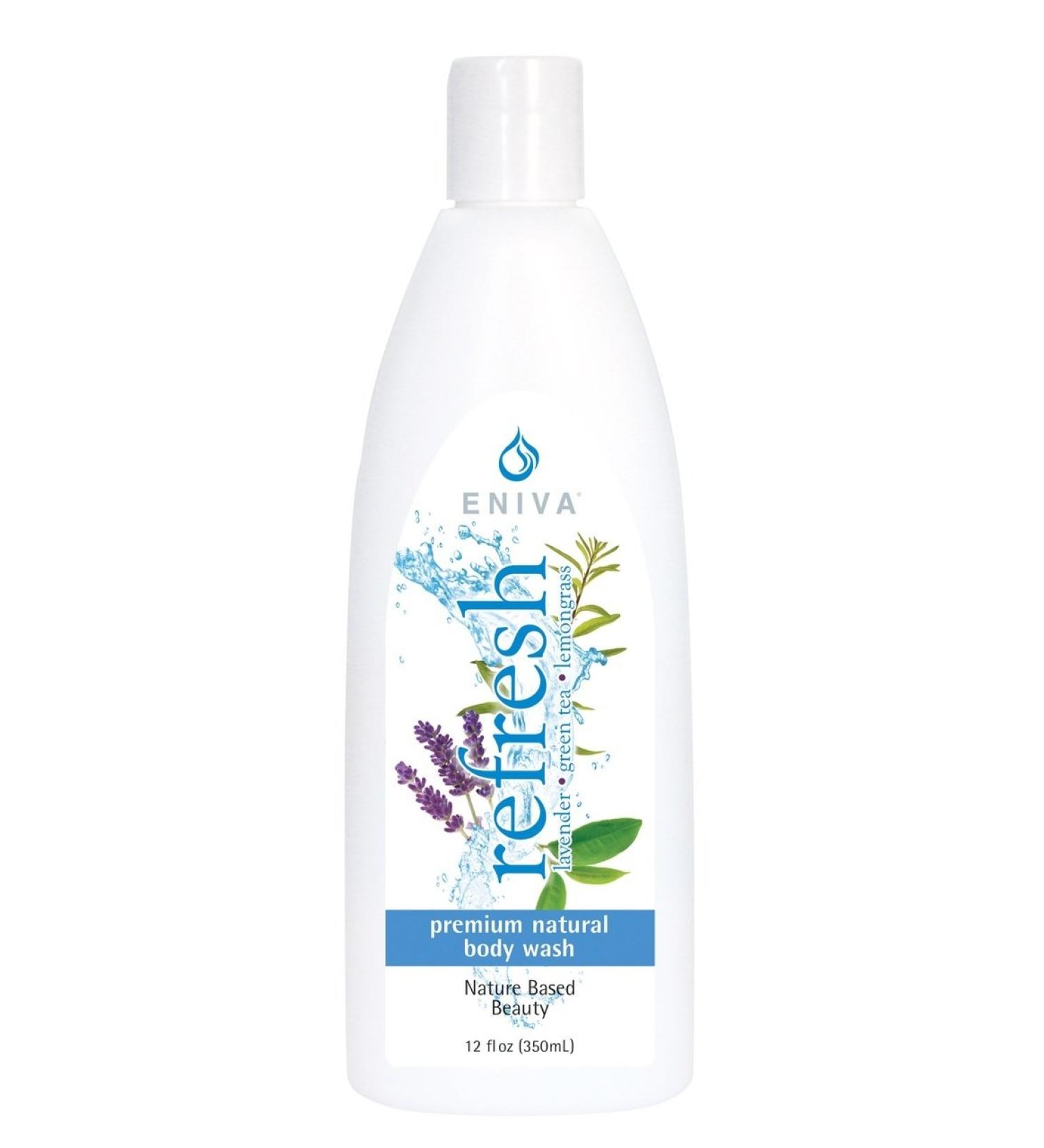 Eniva Premium REFRESH Natural Body Wash (12 oz) - Hydrating & Refreshing Body Cleanser for All Skin Types - Ships Internationally - Buy Online on SooperMarket.com