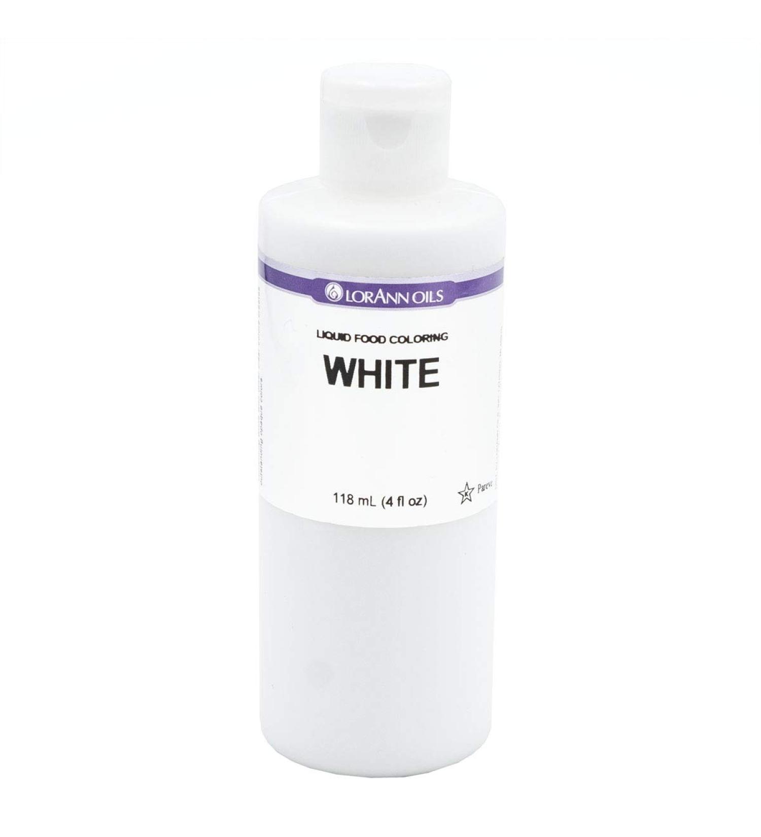LorAnn White Liquid Food Coloring - 4 oz Bottle (Pack of 1) - Buy Online on SooperMarket.com