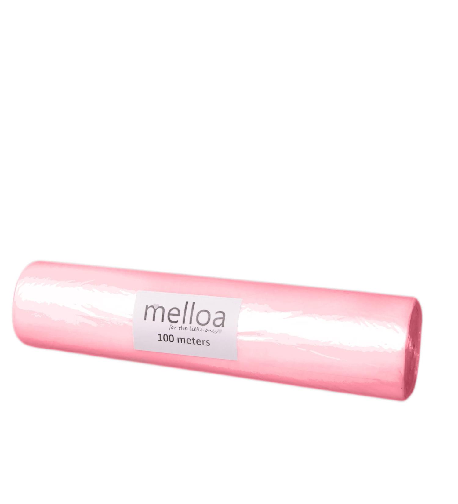 Melloa Refill Film for Diaper Pail - Compatible with Tommy Tippee Sangenic Tec Simplee Twist & Click - 100m 100 Pieces No Paper Tube - Pink - Buy Online on SooperMarket.com
