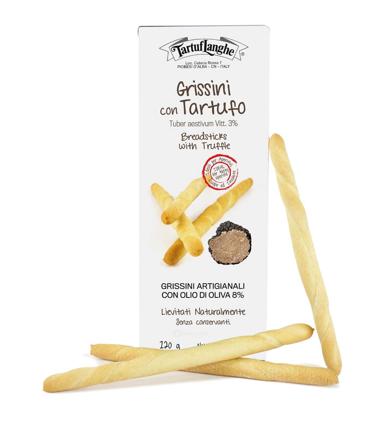 Grissini con Tartufo with black summer truffles and olive oil Tartuflanghe 120g