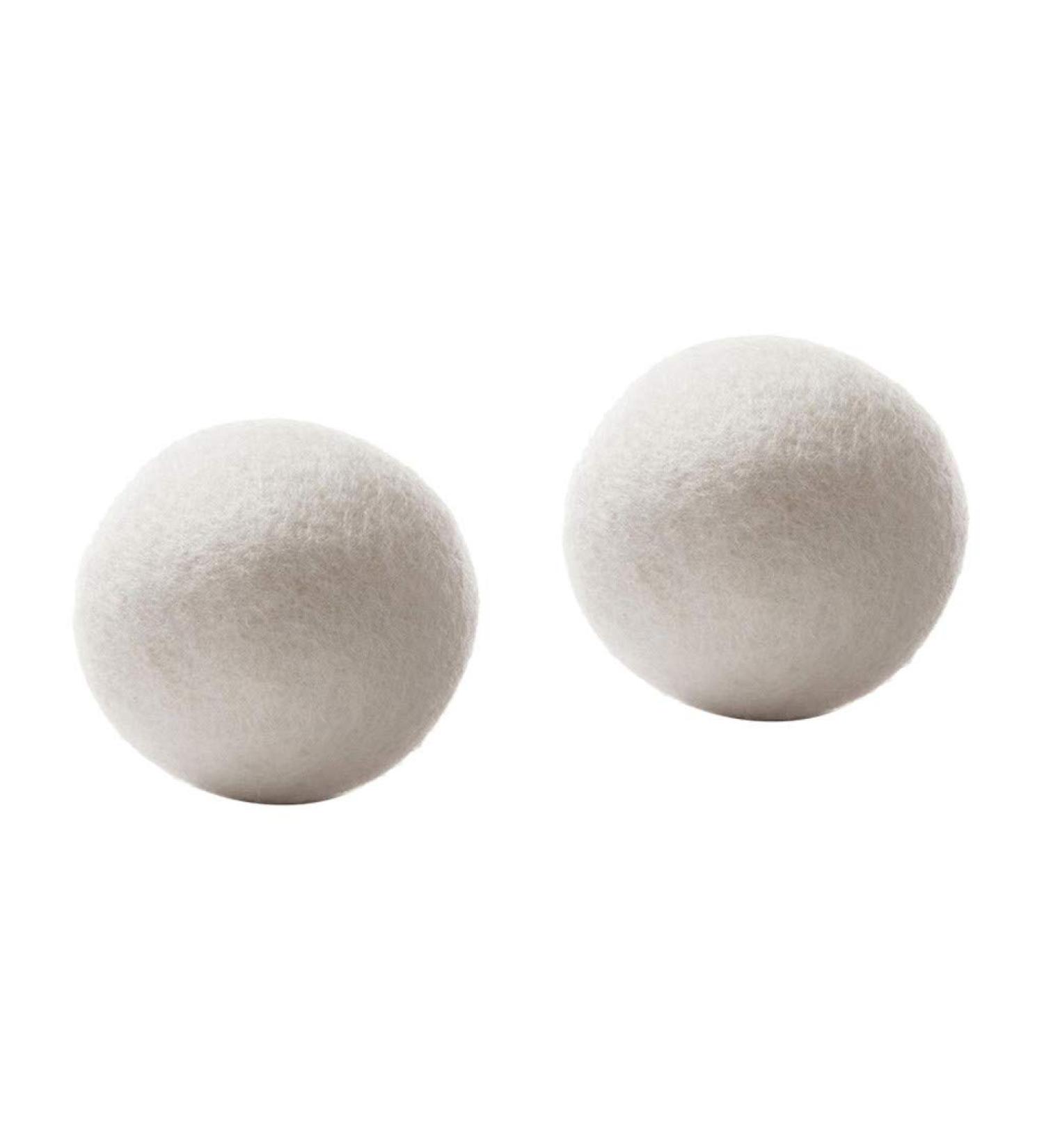 Wool Dryer Balls - Sheep 2 / 4-Pack Premium Tumble Dryer Balls Reusable Natural Fabric Softener 6cm for for Laundry UK Laundry Balls for Washing Machine 2pc - Buy Online on SooperMarket.com