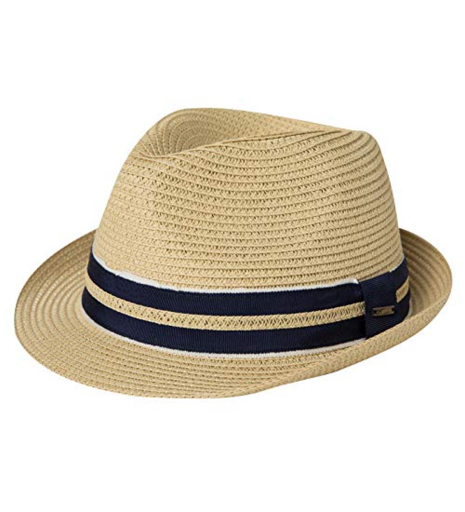 Comhats Oversize XL XXL Beige Straw Sun Hat for Men - Packable Fedora Panama Trilby Dress Derby - Summer Style (92551) - Buy Online on SooperMarket.com