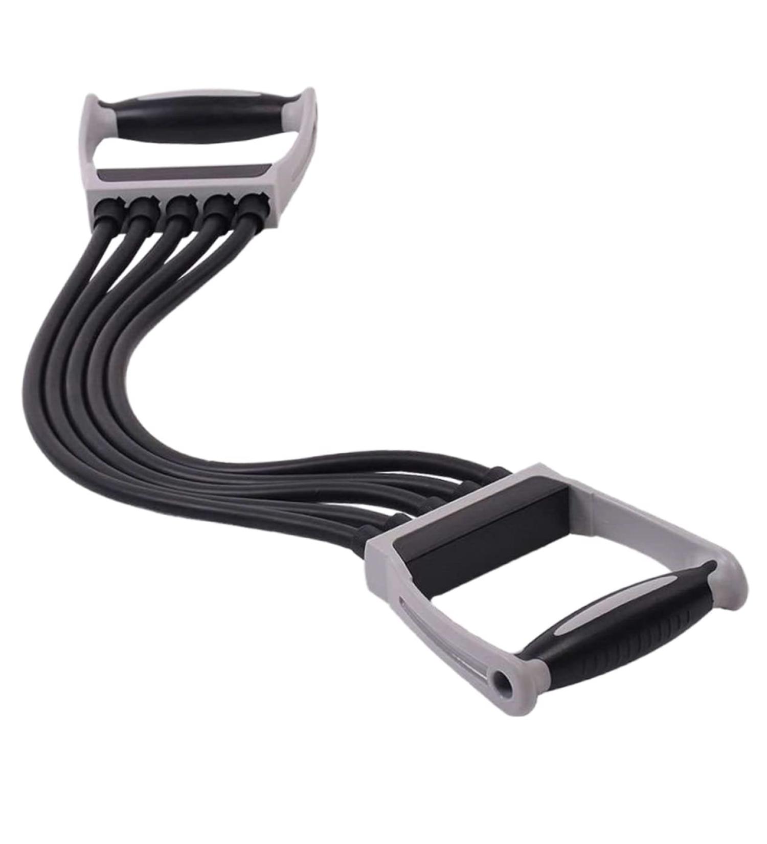 1pc Puller Workout Resistance Band | Chest & Arm Expander | Ultimate Fitness Gym Straps for Men | Latex Exercise Cords with Handles - Buy Online on SooperMarket.com