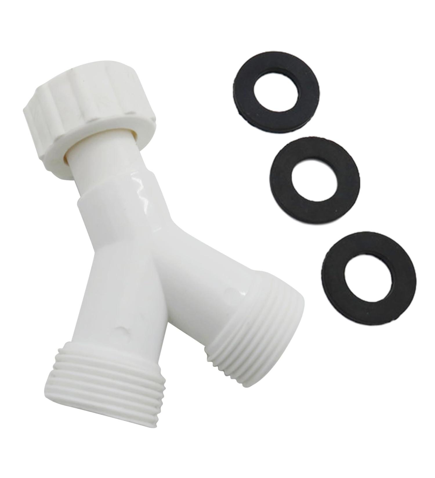 Convenient 3/4 Inch Y Connector Resistant Y Splitter Connector for Washing Machine & Dishwasher Dishwasher Hose Connector - Buy Online on SooperMarket.com